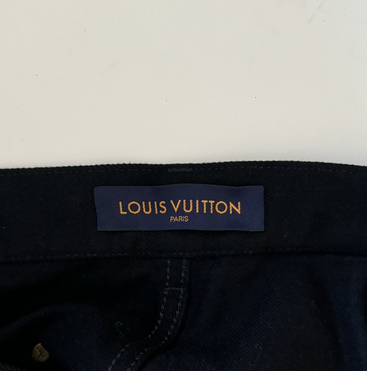 Louis Vuitton LV Monogram Detail Carpenter Denim Pants Size US 36 / EU 52 - 8 Thumbnail