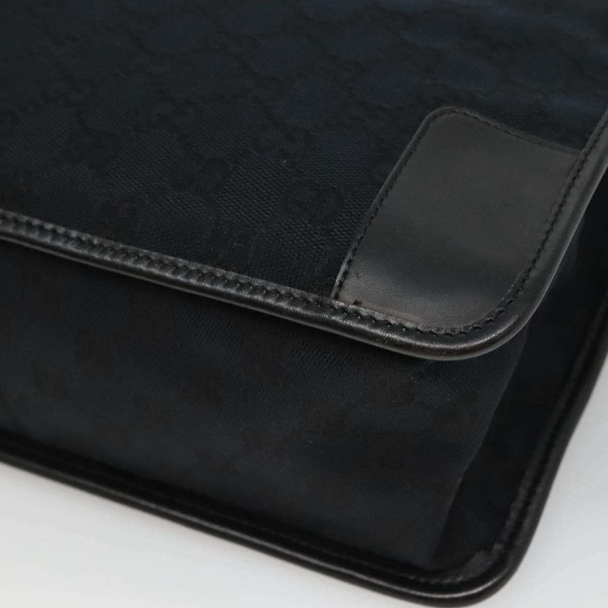 Gucci GUCCI GG Canvas Tote Bag Outlet Black Gold 000 0855 00 000 Size ONE SIZE - 12 Thumbnail