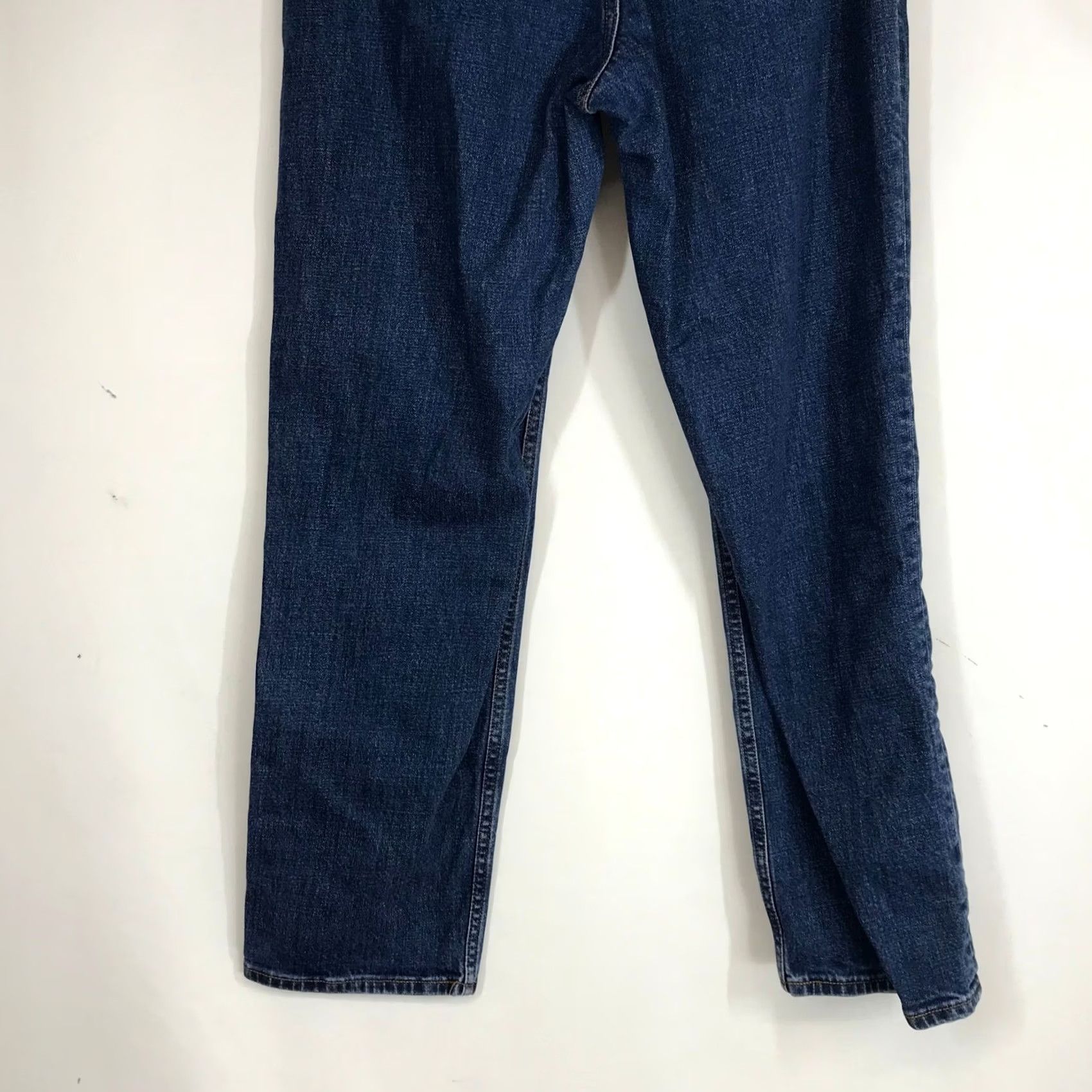 Abercrombie & Fitch Abercrombie & Fitch Ultra High Rise Ankle Straight Jeans Dark Wash Women 28/6 LONG Size 28" / US 6 / IT 42 - 6 Thumbnail