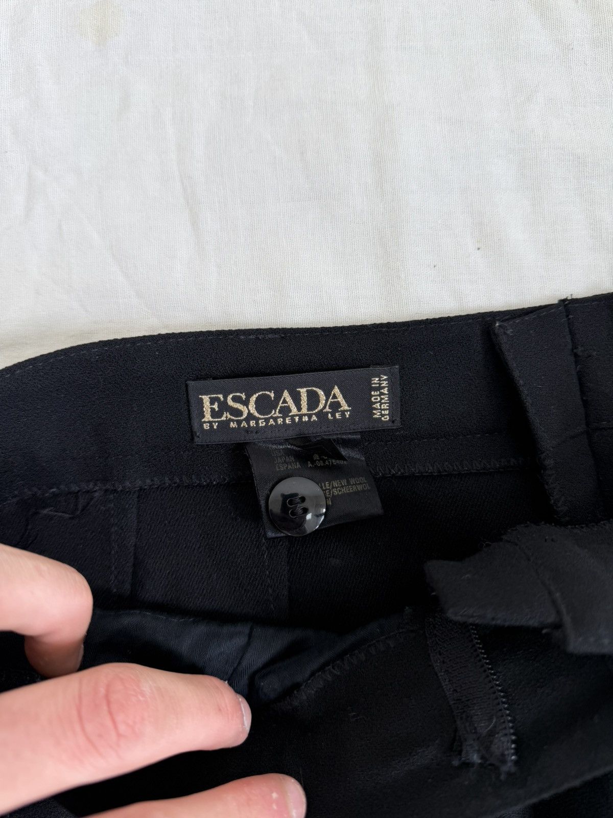 Escada ESCADA By Margaretha Ley Wool Classic Pants Size US 32 / EU 48 - 13 Thumbnail