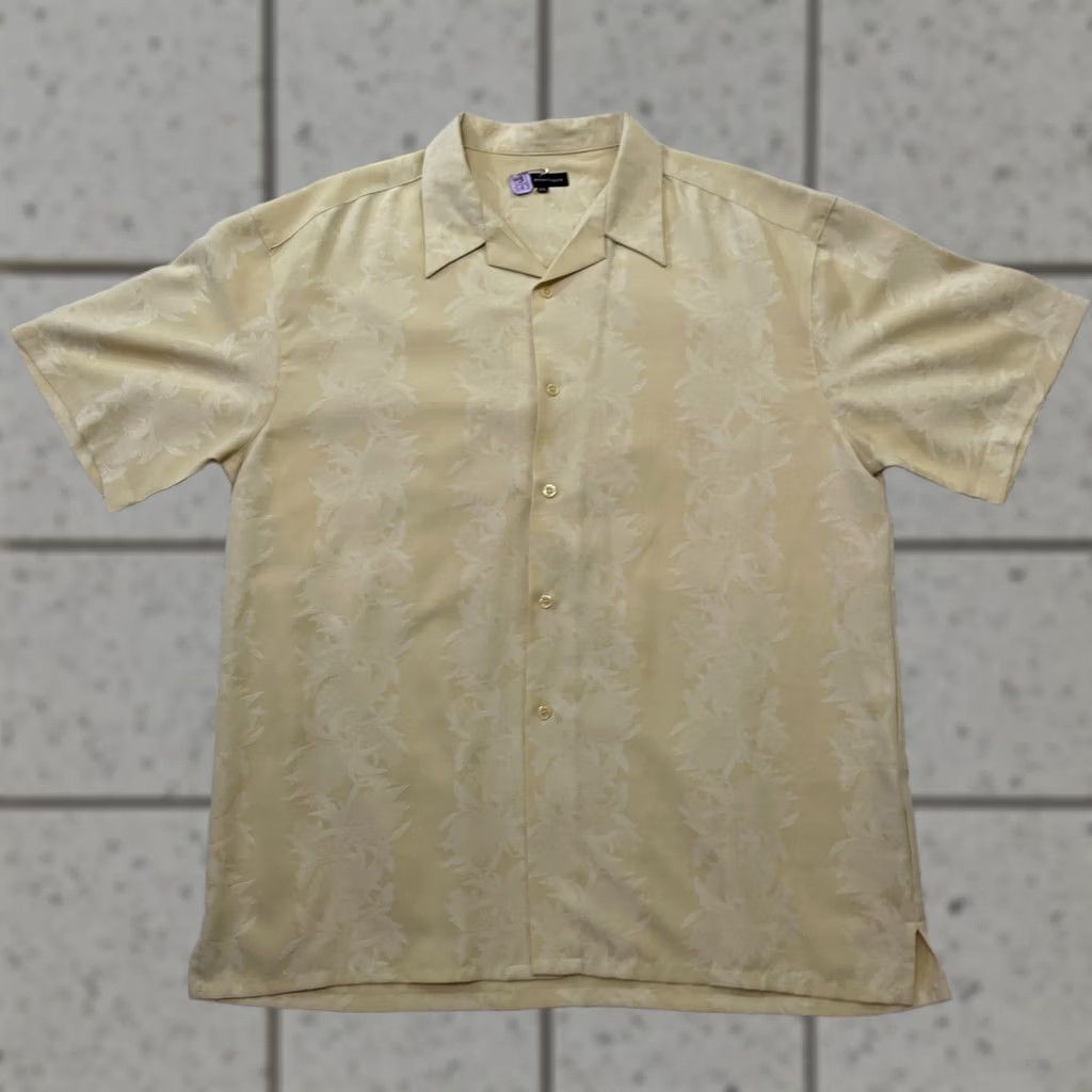 Vintage VINTAGE Montique Hawaiian Shirt Men 2XL Relax Floral Stripe Yellow Regency Aloha XXL Shirt Size US XXL / EU 58 / 5 - 1 Thumbnail