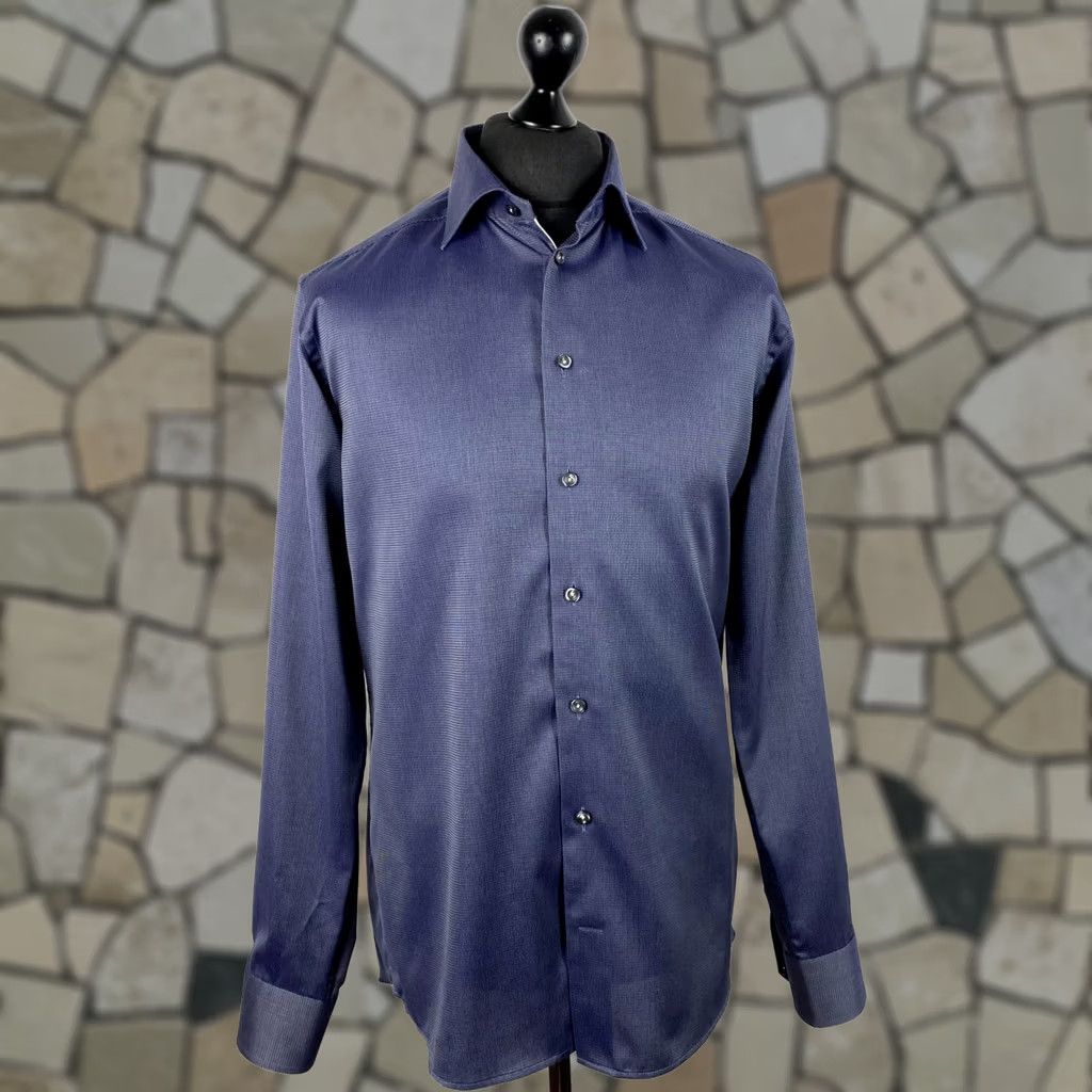 Eton Eton Shirt mens blue Slim Size L 41 16 Size US L / EU 52-54 / 3 - 1 Thumbnail