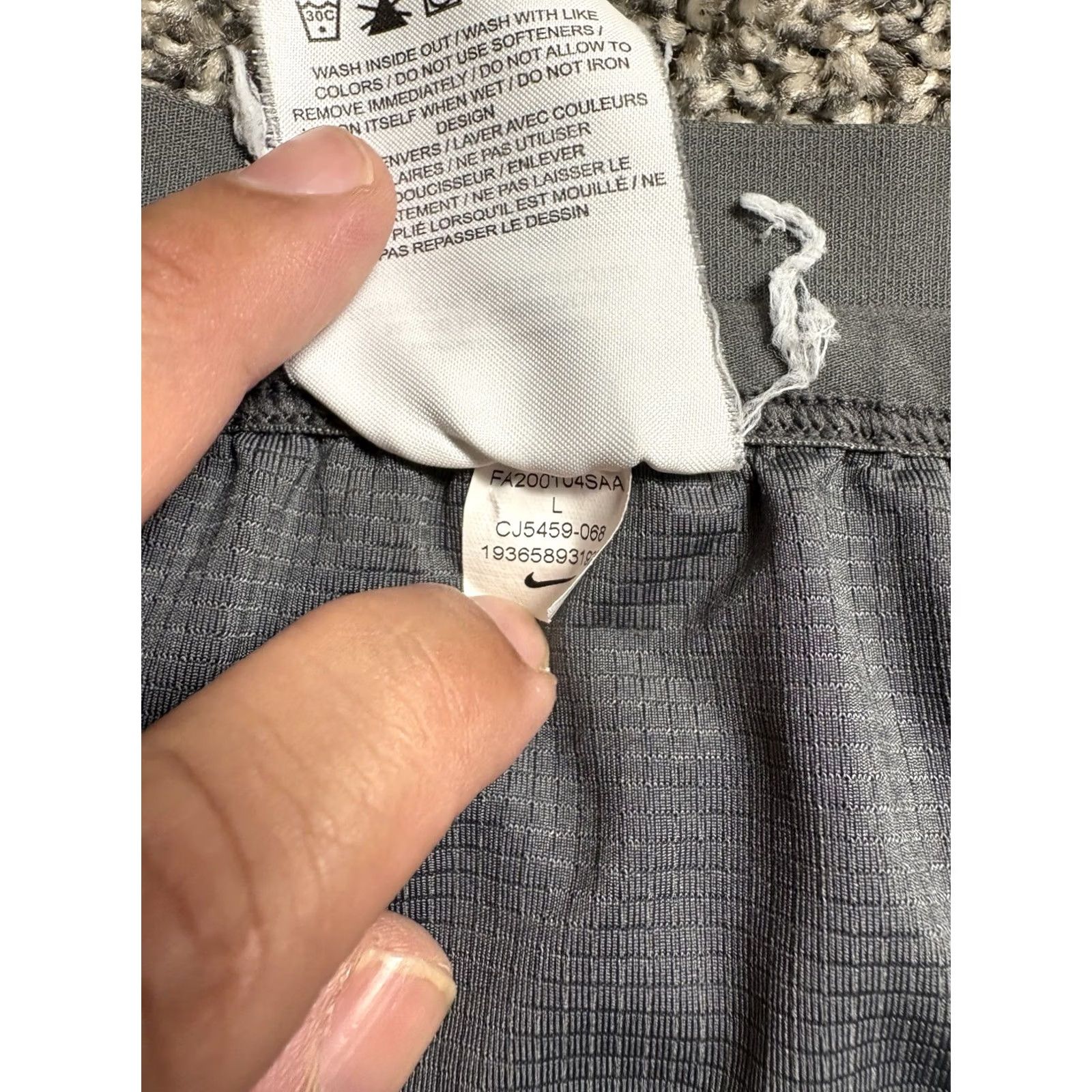 Nike Nike Flex Stride Shorts Mens Large Gray 6" 2-In-1 Running Lined CJ5459 Size US 33 - 7 Thumbnail