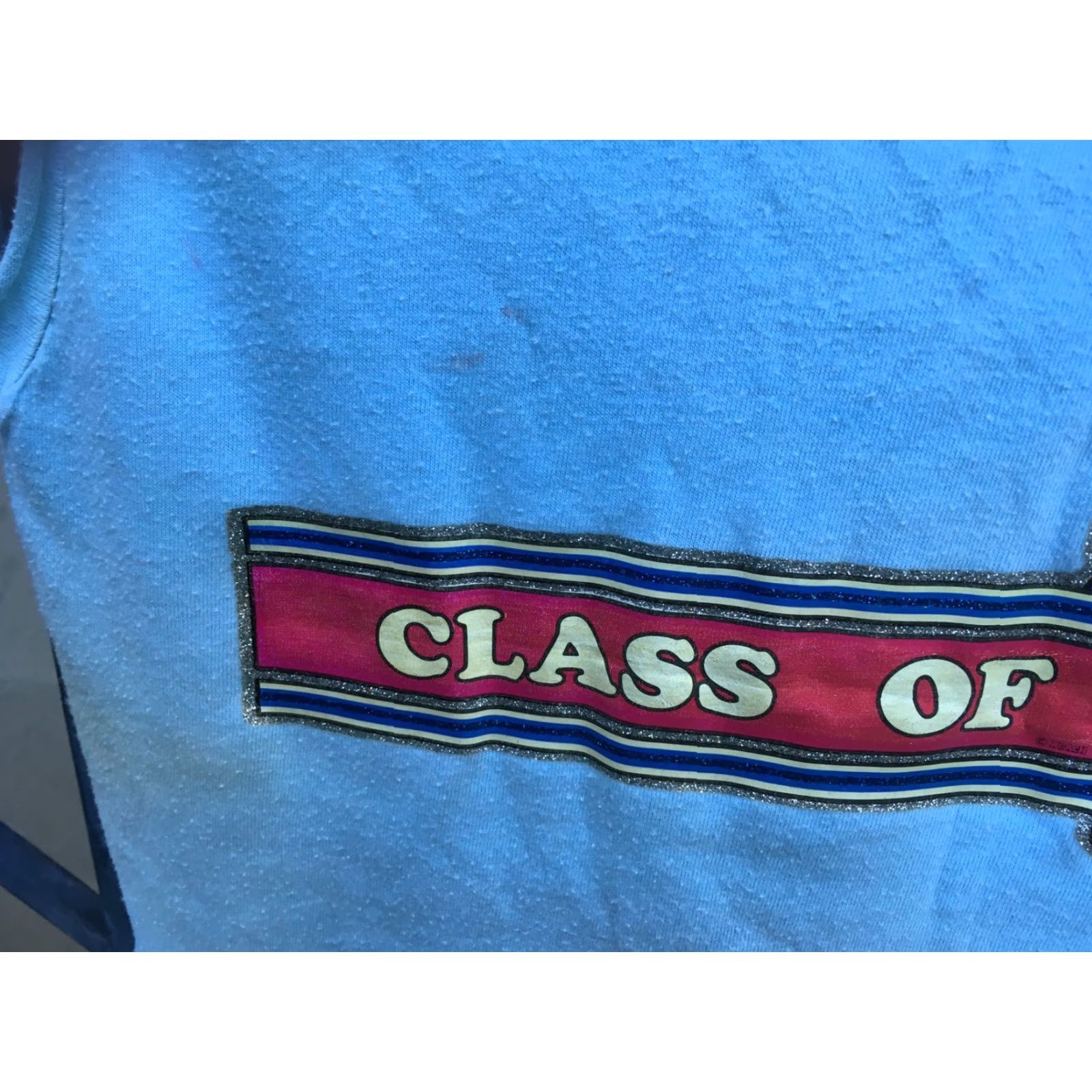 Vintage VINTAGE Roach Muscle Shirt T Shirt Class Of 85 80s 1980s Blue M Men Graphic Tee Sleeveless Size US M / EU 48-50 / 2 - 3 Thumbnail