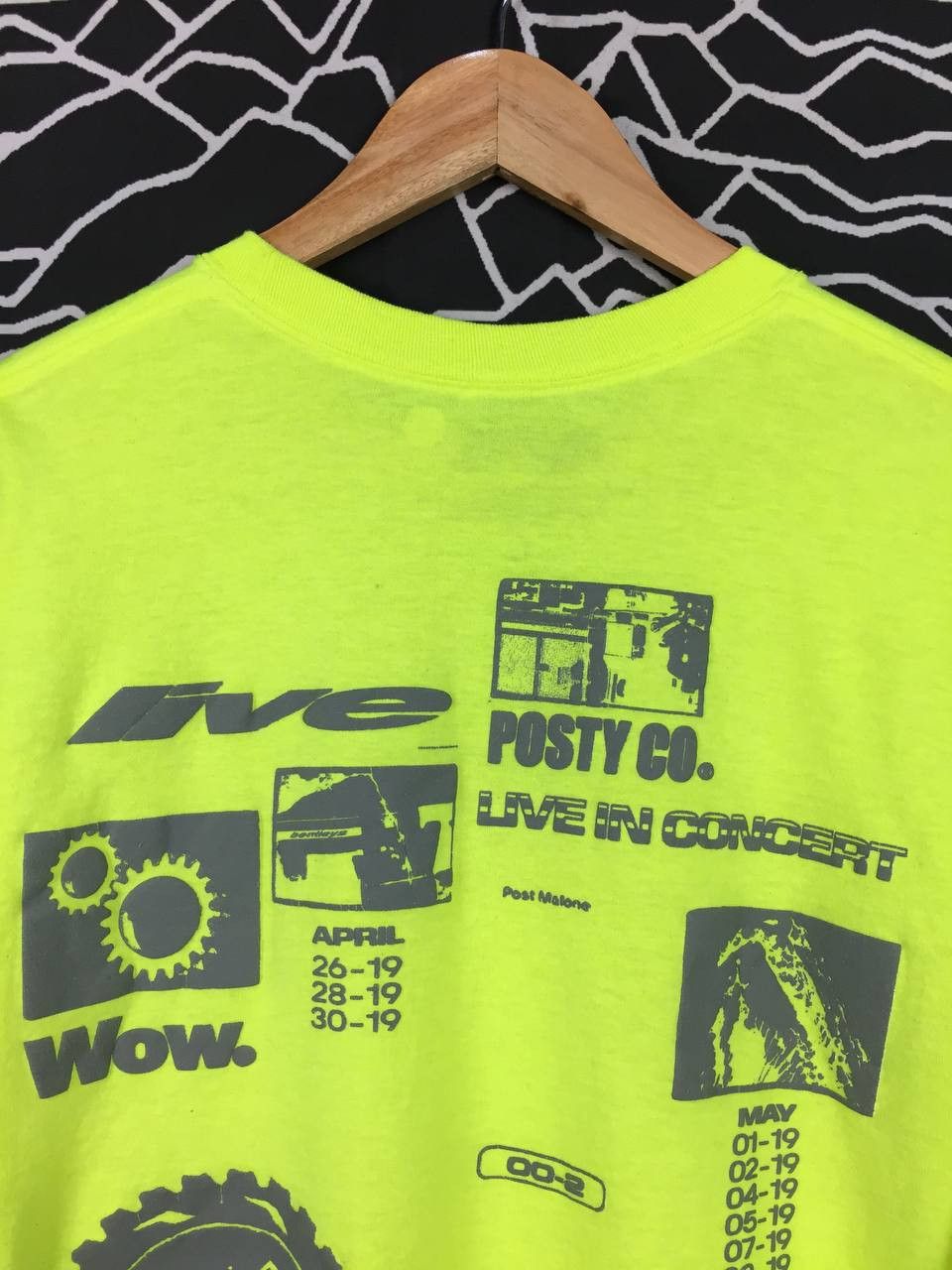 Band Tees × Rap Tees POSTY CO. Post Malone Live In Concert Longsleeve Tee Size US L / EU 52-54 / 3 - 3 Thumbnail
