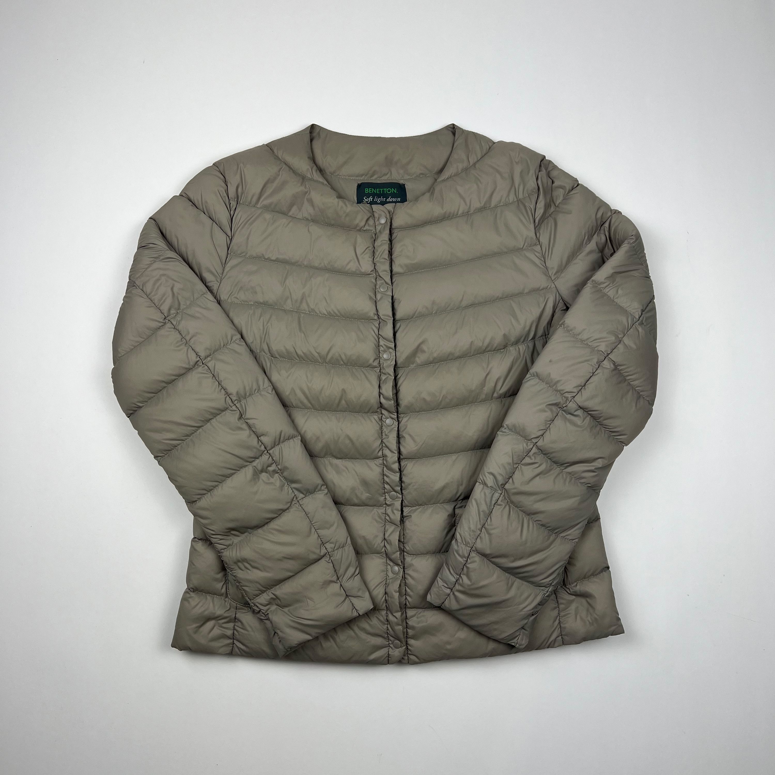 Benetton soft light down jacket deals