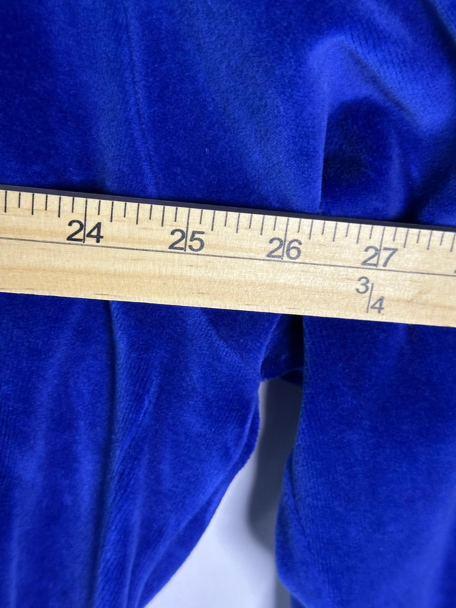 Other Forenza Shirt Womens XL Velour Button Up Long Sleeve Royal Size XL / US 12-14 / IT 48-50 - 6 Thumbnail