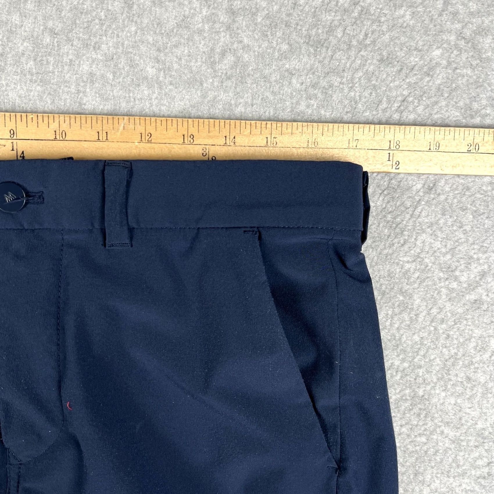 Mizzen+Main Mizzen Main Helmsman Slim Fit Performance Stretch Pants 32x30 Blue Chino Mens Size US 32 / EU 48 - 4 Thumbnail
