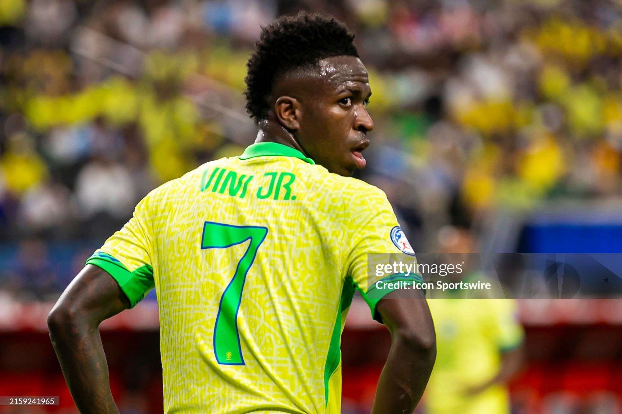Nike Nike x #7 Vini Jr. Brazil Home 2024 Home Jersey Size US M / EU 48-50 / 2 - 5 Thumbnail