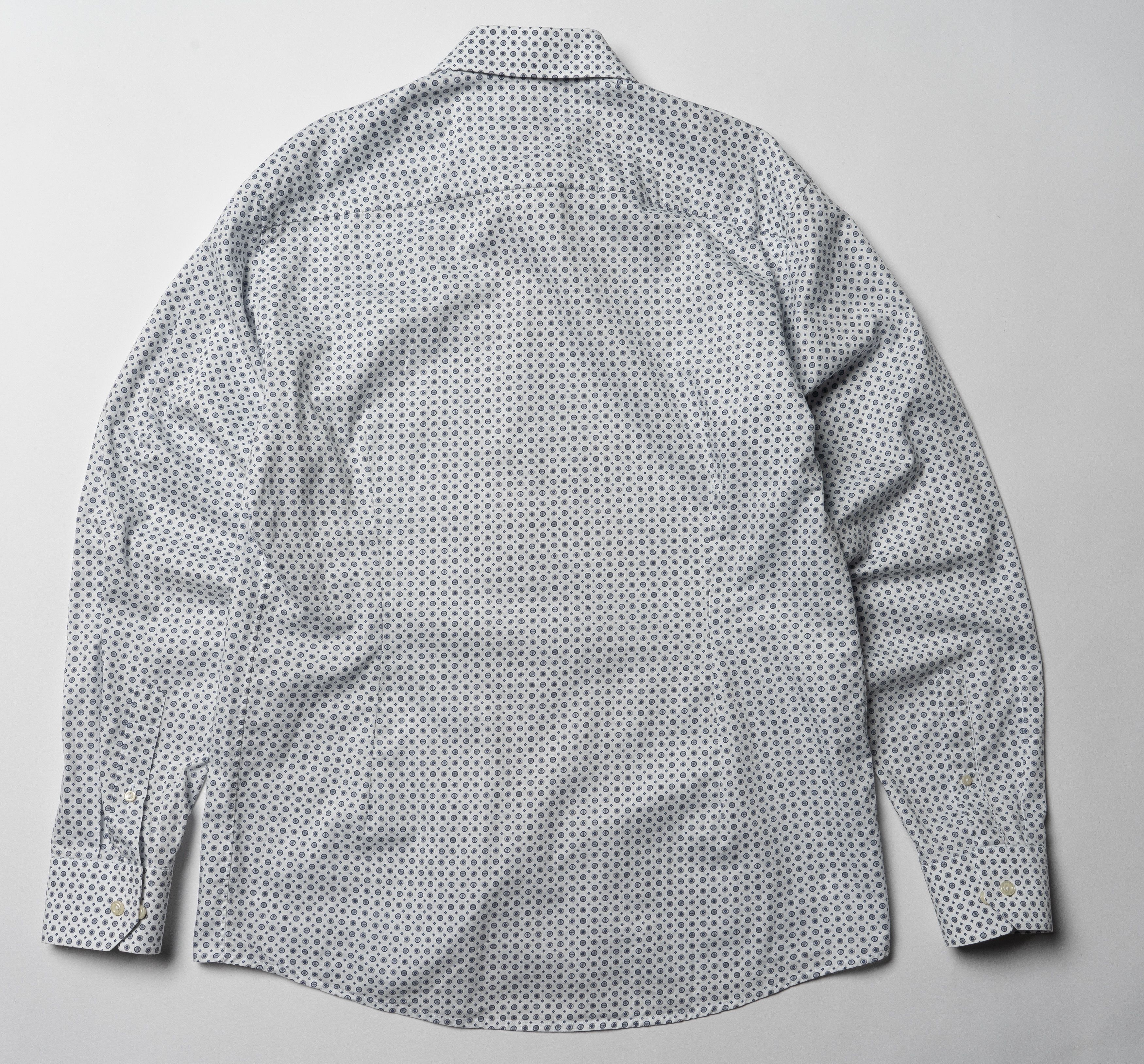 Eton 🔵 ETON Print Signature Twill Cotton Button Up Shirt Size US L / EU 52-54 / 3 - 8 Thumbnail