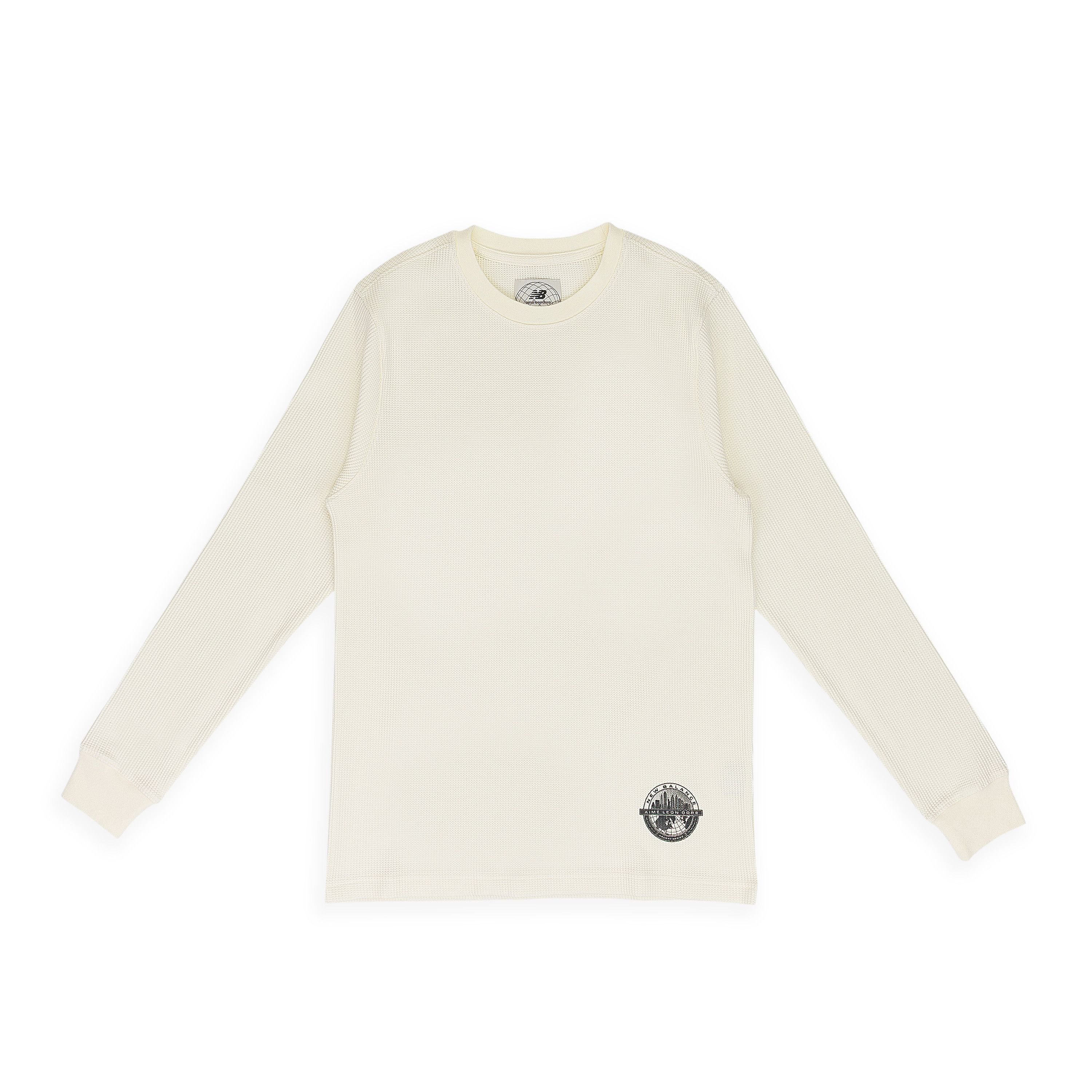 Aime Leon Dore Aime Leon Dore New Balance Cream Long Sleeve Shirt Size US M / EU 48-50 / 2 - 1 Thumbnail