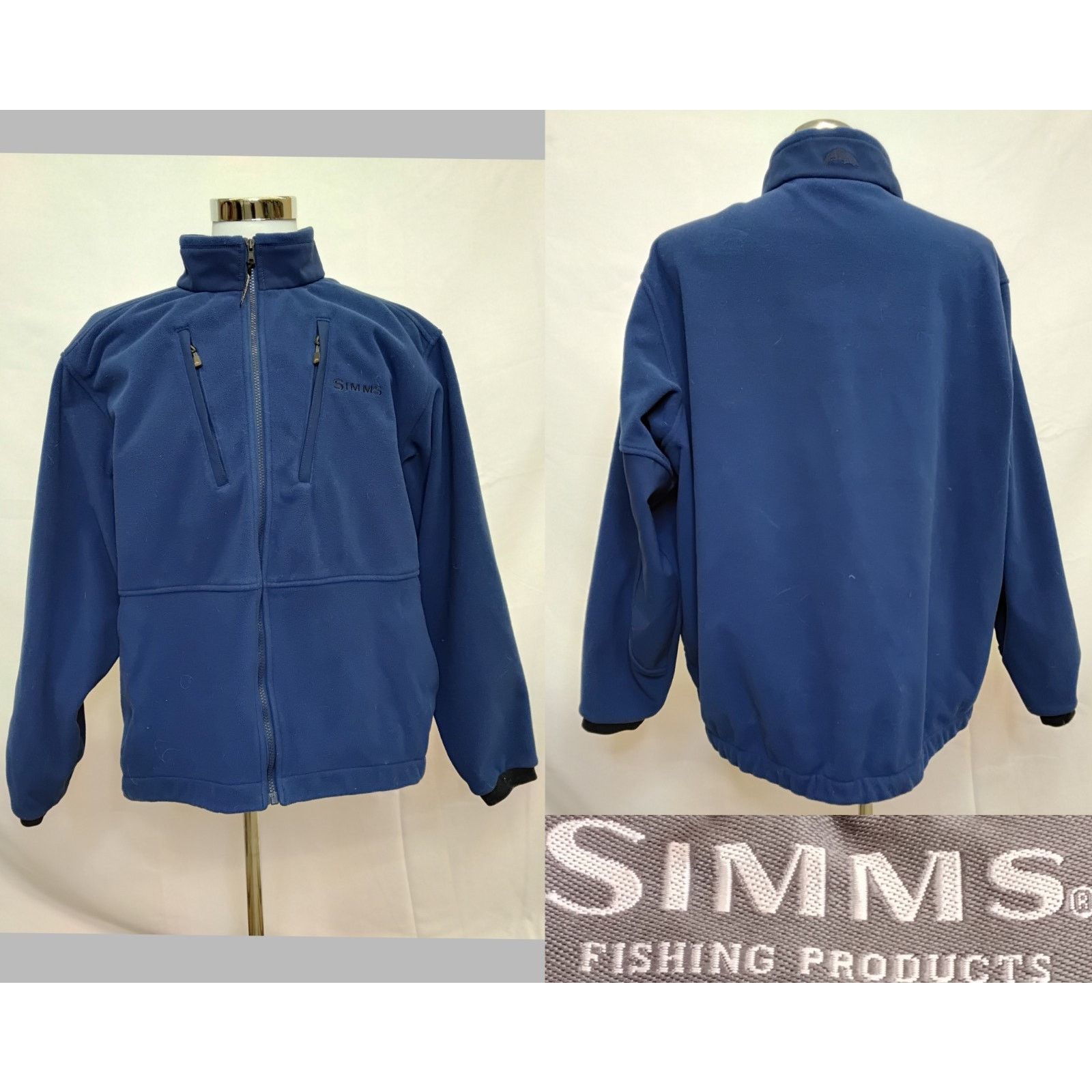 Simms Simms Windstopper Fleece Jacket Men's XXL Blue Outdoor Size US XXL / EU 58 / 5 - 1 Thumbnail