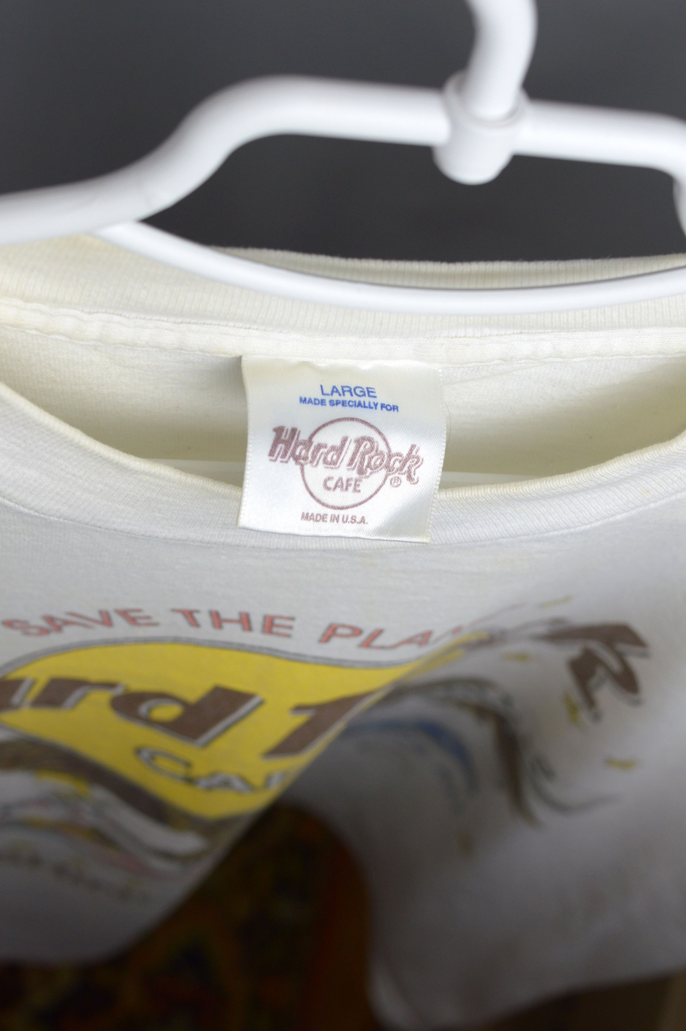 Vintage Vintage Hard Rock Cafe American Bald Eagle 90s t shirt Size US L / EU 52-54 / 3 - 4 Thumbnail