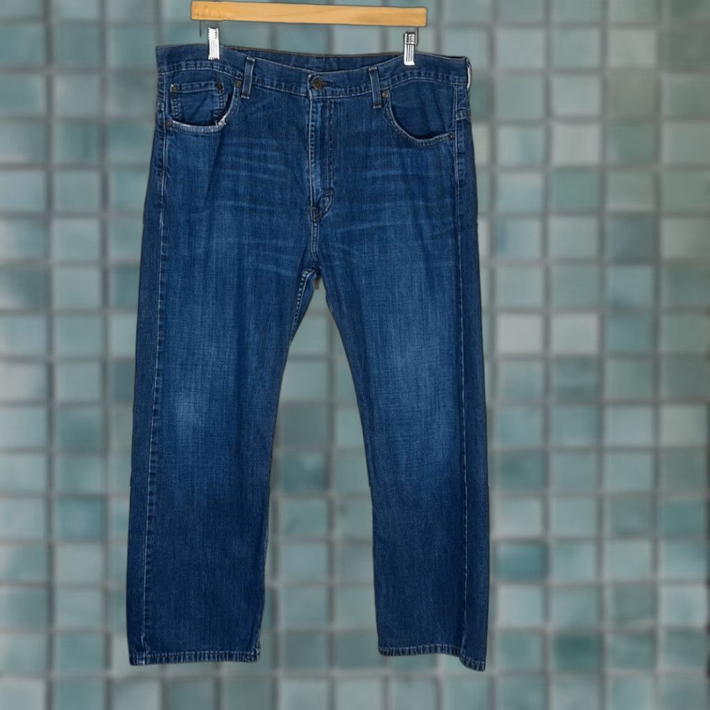 Levi's LEVI'S 569 Jeans Loose Straight Medium Wash 38x30 Men Blue Jeans Size US 38 / EU 54 - 1 Thumbnail