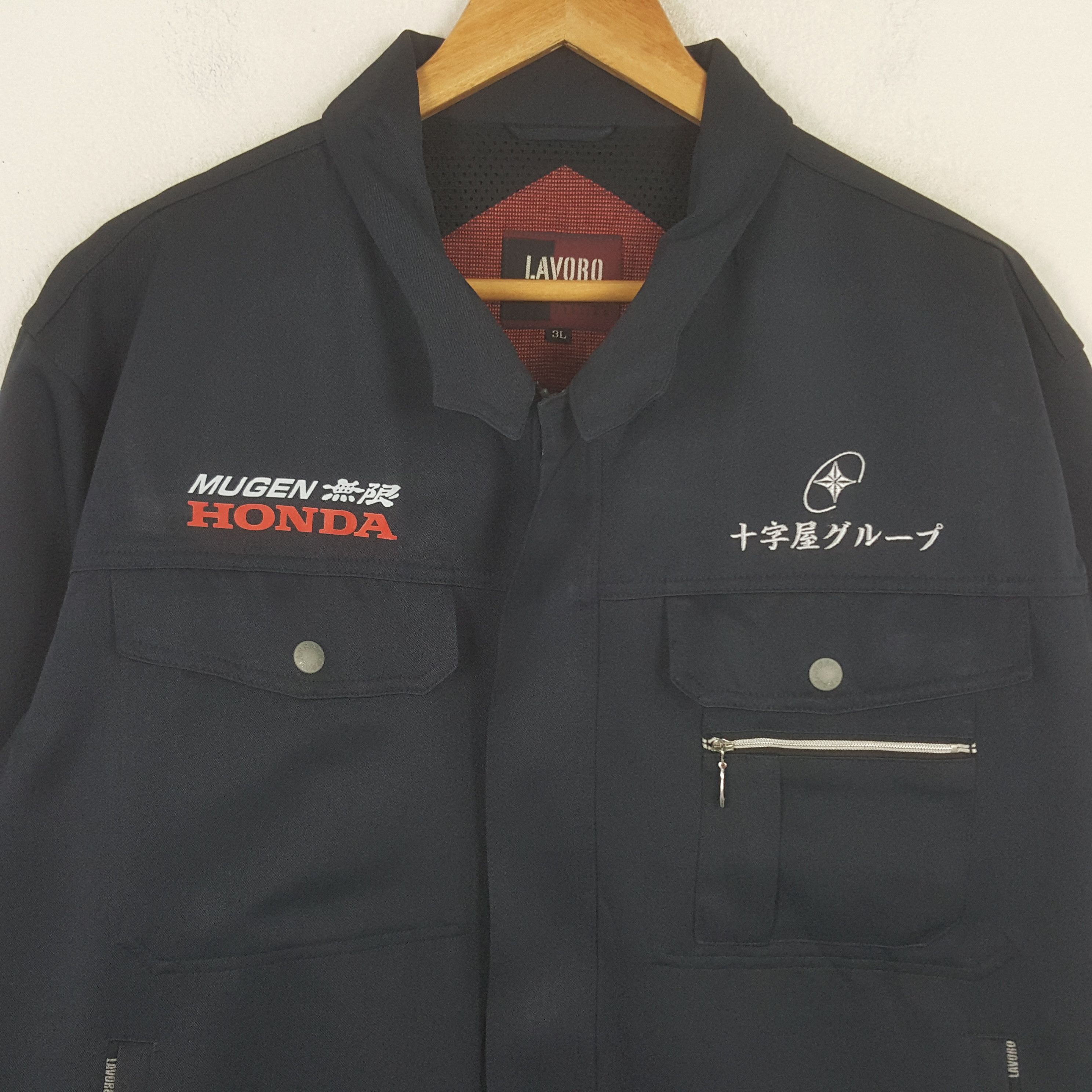Japanese Brand Vintage Mugen Honda Japanese Racing Custom Jacket RR15 Size US L / EU 52-54 / 3 - 3 Thumbnail