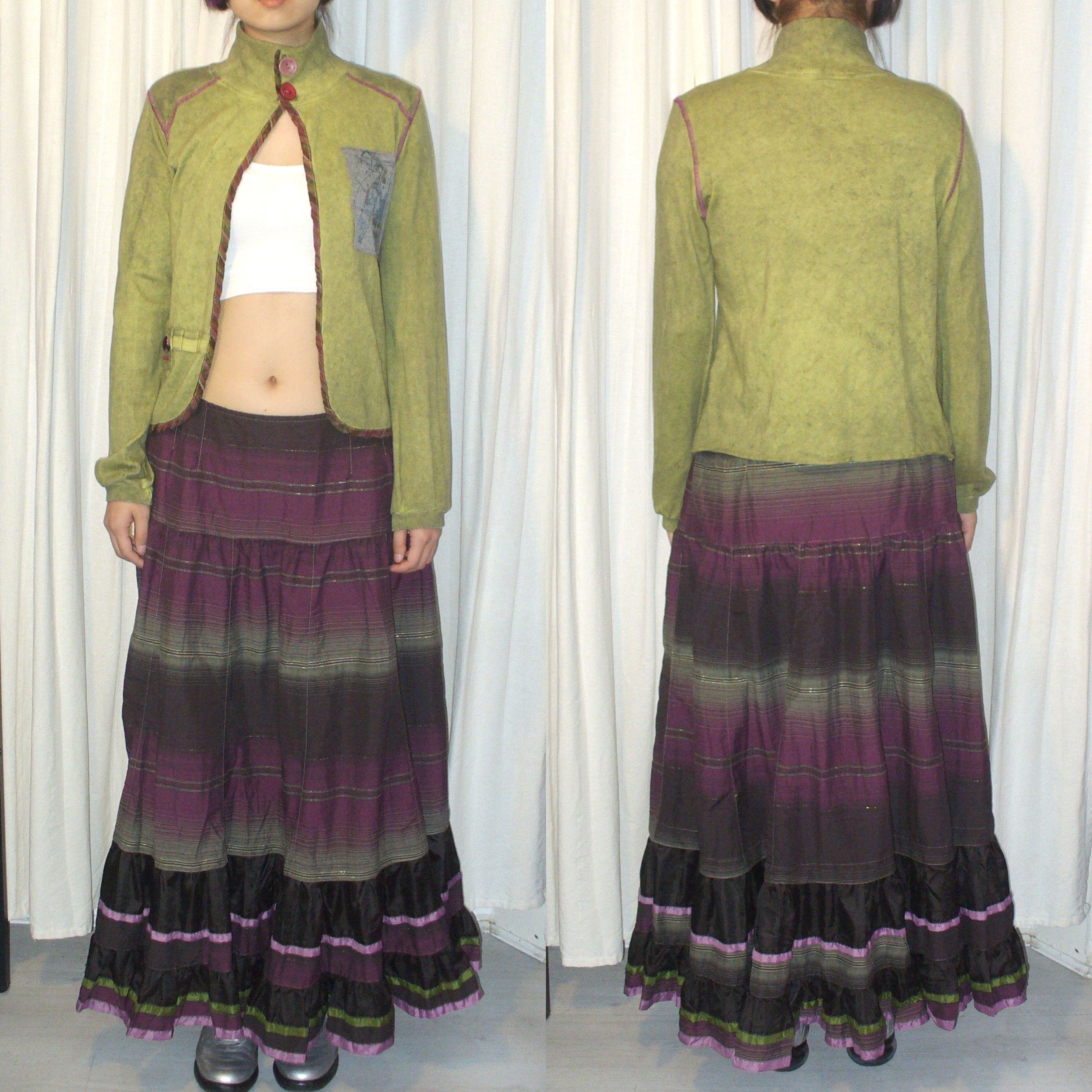 Other Made in France vintage maxi skirt Size 27" / US 4 / IT 40 - 6 Thumbnail