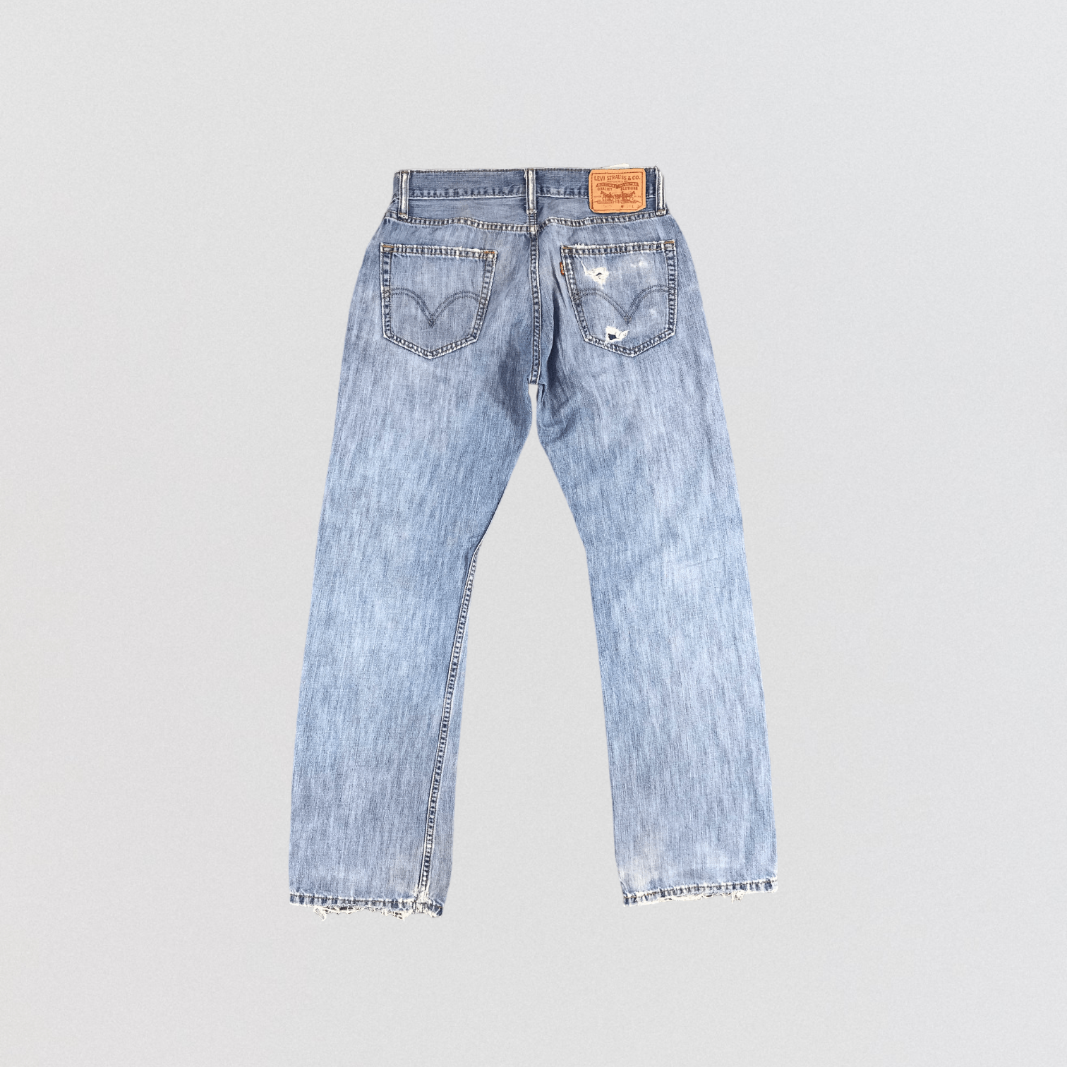 Levi's Vintage Distress Levis 505 Jeans-JM1240 Size US 30 / EU 46 - 2 Thumbnail