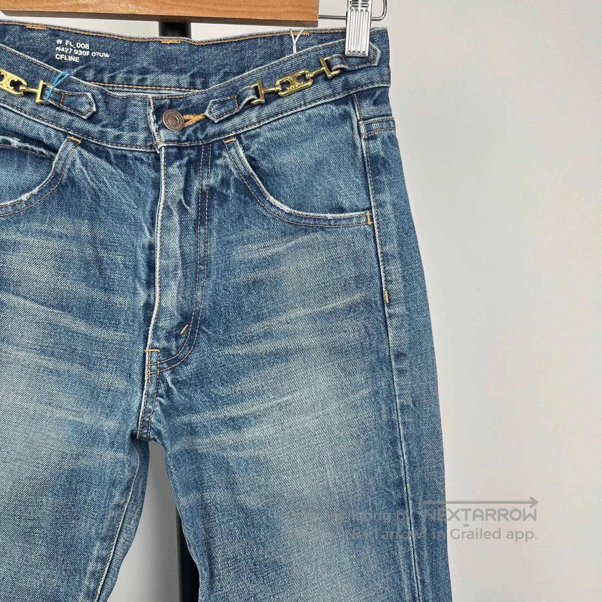 Celine CELINE Blue Jeans Size 25. Size 25" / US 0 / IT 36 - 4 Thumbnail
