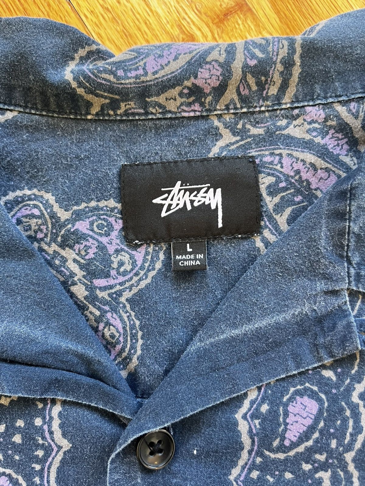 Stussy Stussy Paisley Casual Button Up Size US L / EU 52-54 / 3 - 3 Thumbnail