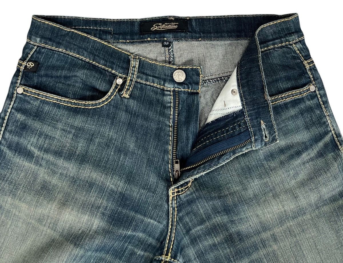 Abercrombie & Fitch California Serfontaine Distressed Jeans Size US 32 / EU 48 - 3 Thumbnail