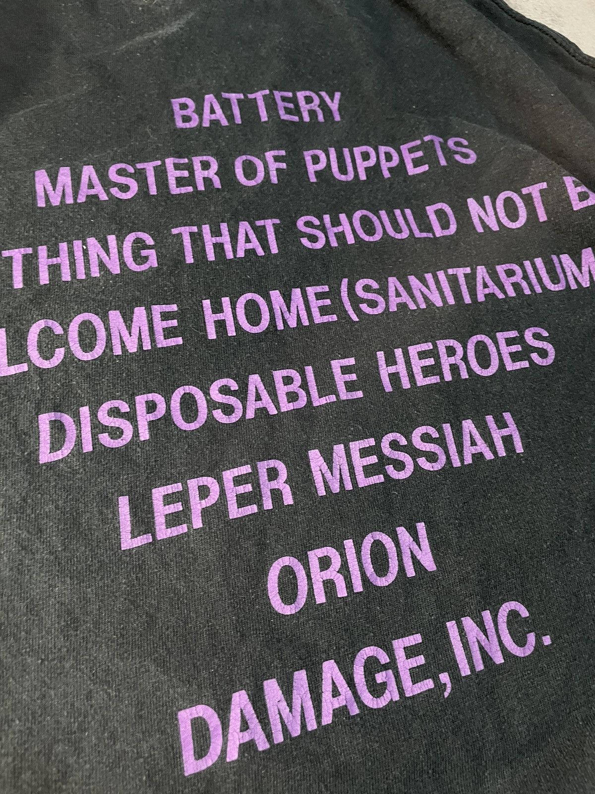 Band Tees Metallica Master of Puppets Y2K Band Tee M 2007 Size US M / EU 48-50 / 2 - 10 Thumbnail