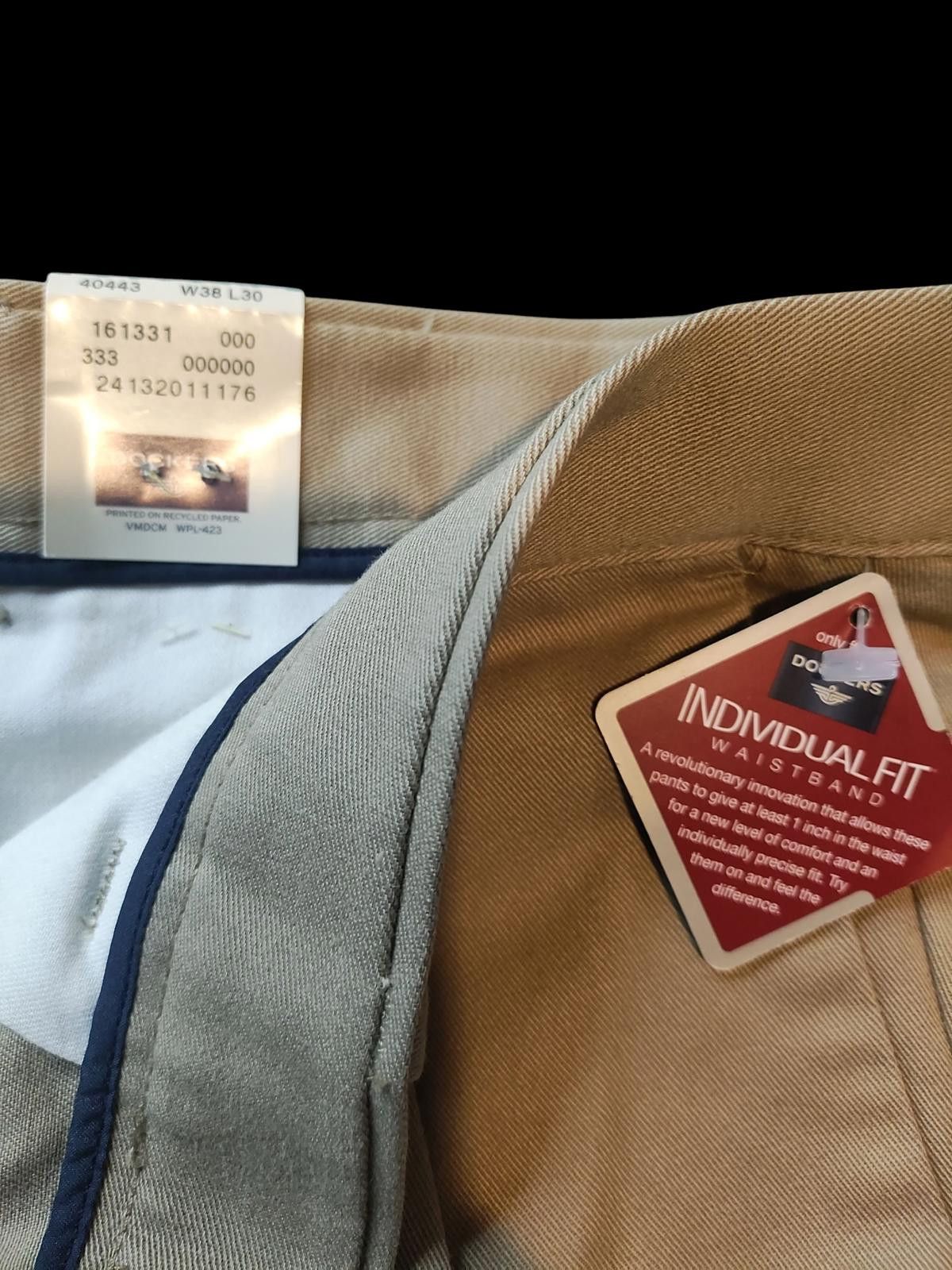 Dockers Dockers Men's Beige Pleated Dress Pants Size US 38 / EU 54 - 5 Thumbnail
