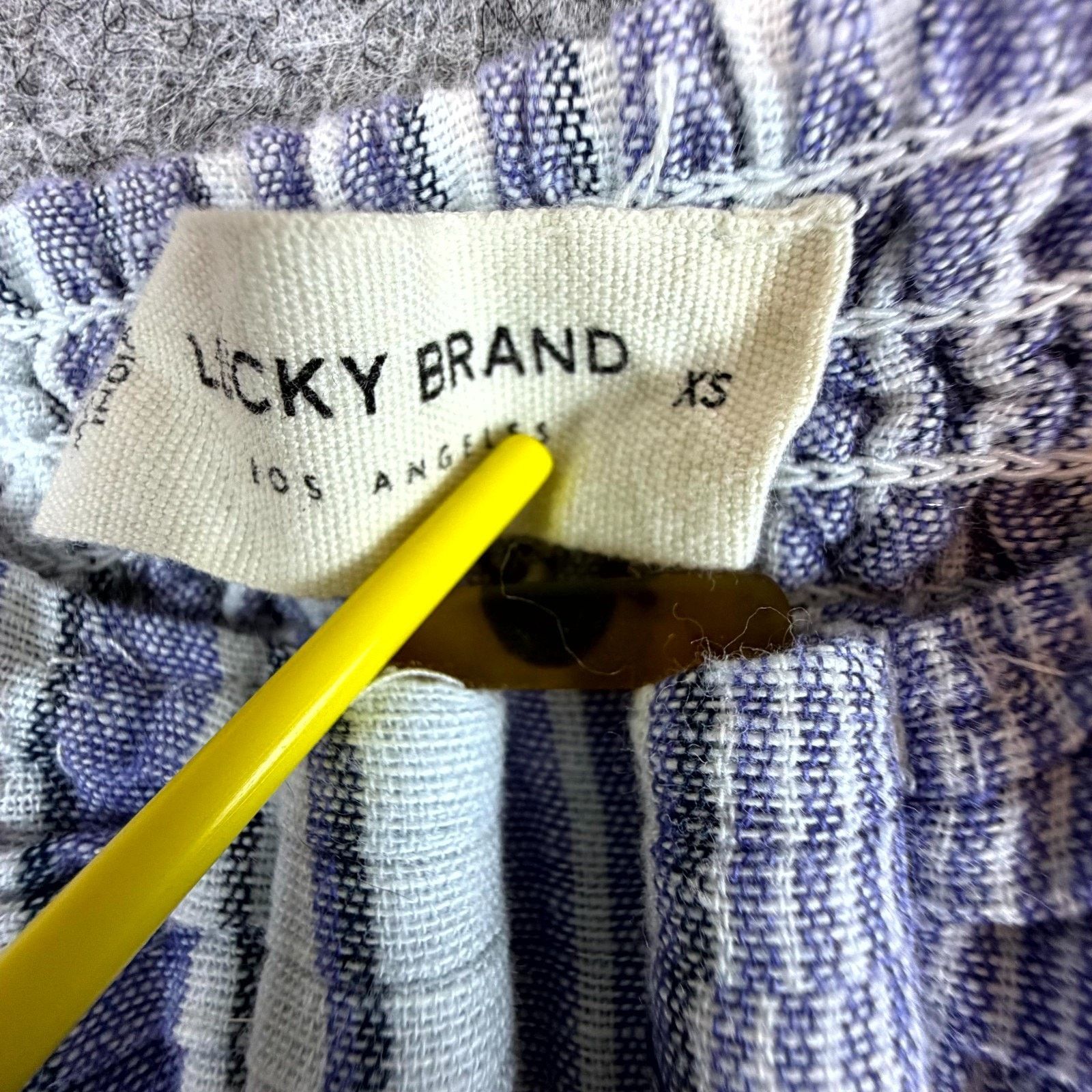 Lucky Brand Lucky Brand Cutout Babydoll Dress Women XS Blue White Stripe Size XS / US 0-2 / IT 36-38 - 5 Thumbnail