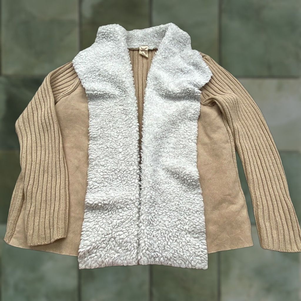Faded Glory Faded Glory Womens Brown Faux Suede Jacket XL Extra Large Ladies Size XL / US 12-14 / IT 48-50 - 1 Thumbnail