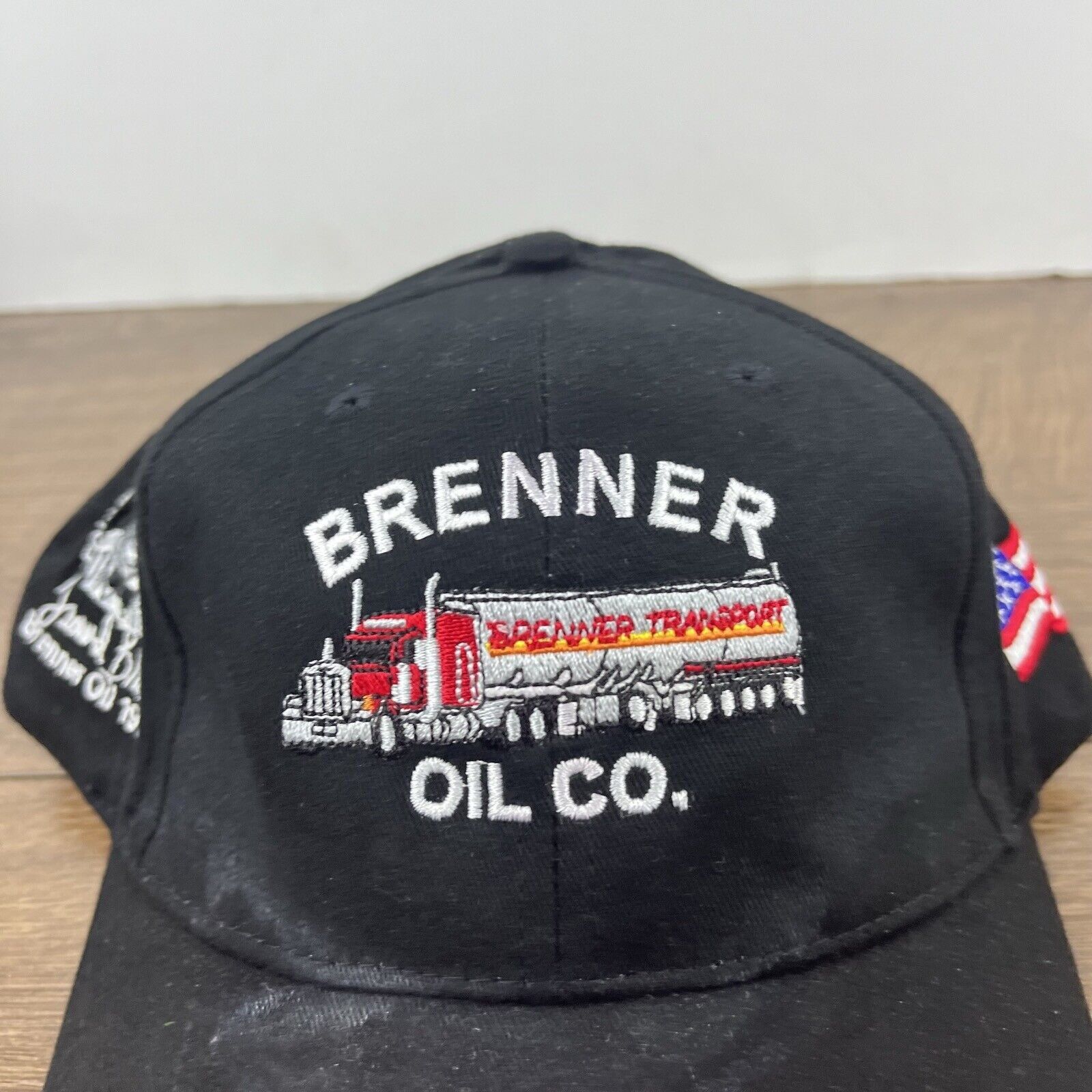 Other Brenner Oil Company Hat Black Cap Hat Adjustable Hat Black A Size ONE SIZE - 7 Thumbnail