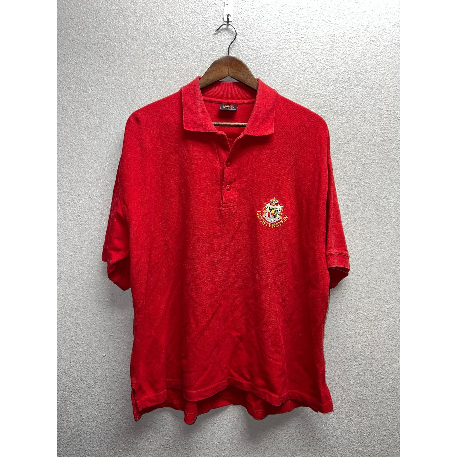 Vintage Vintage Liechtenstein Polo Shirt Ronwell Short Sleeve Tee L Size US L / EU 52-54 / 3 - 1 Thumbnail