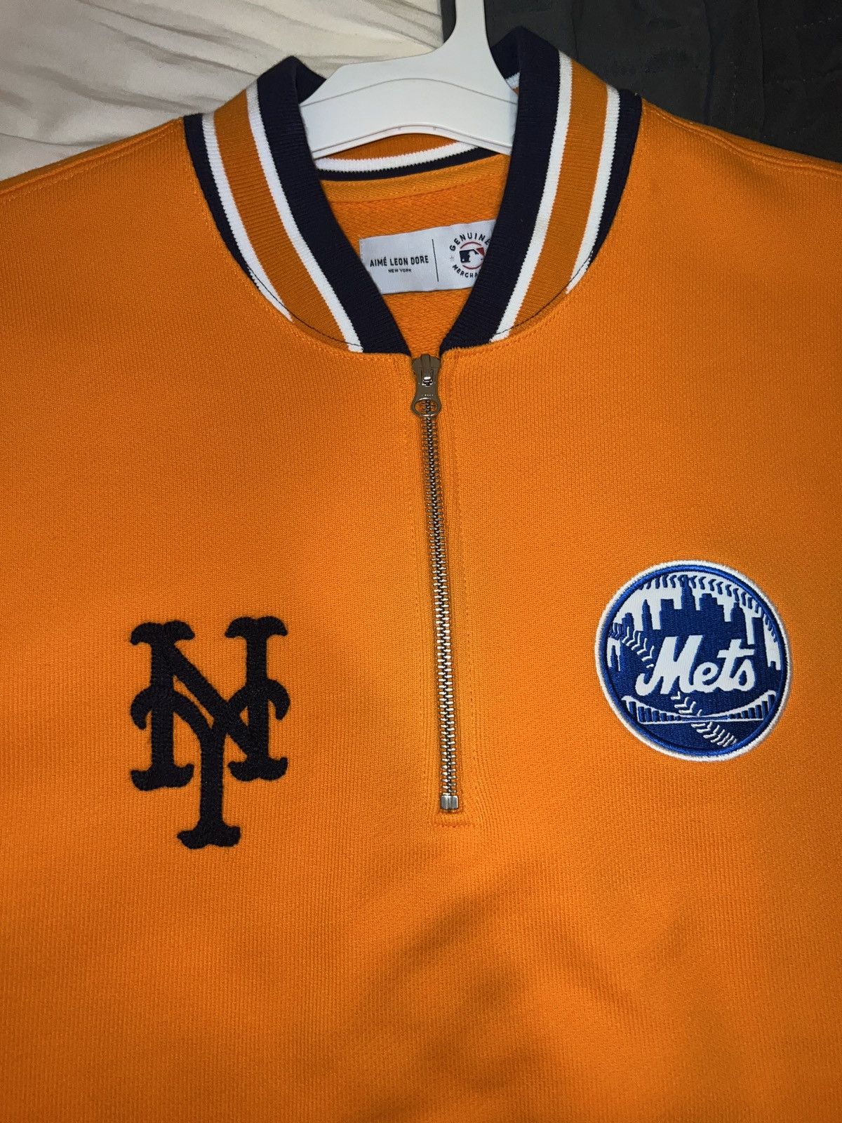 Aime Leon Dore ALD / New York Mets Quarter Zip Pullover Size US L / EU 52-54 / 3 - 3 Thumbnail