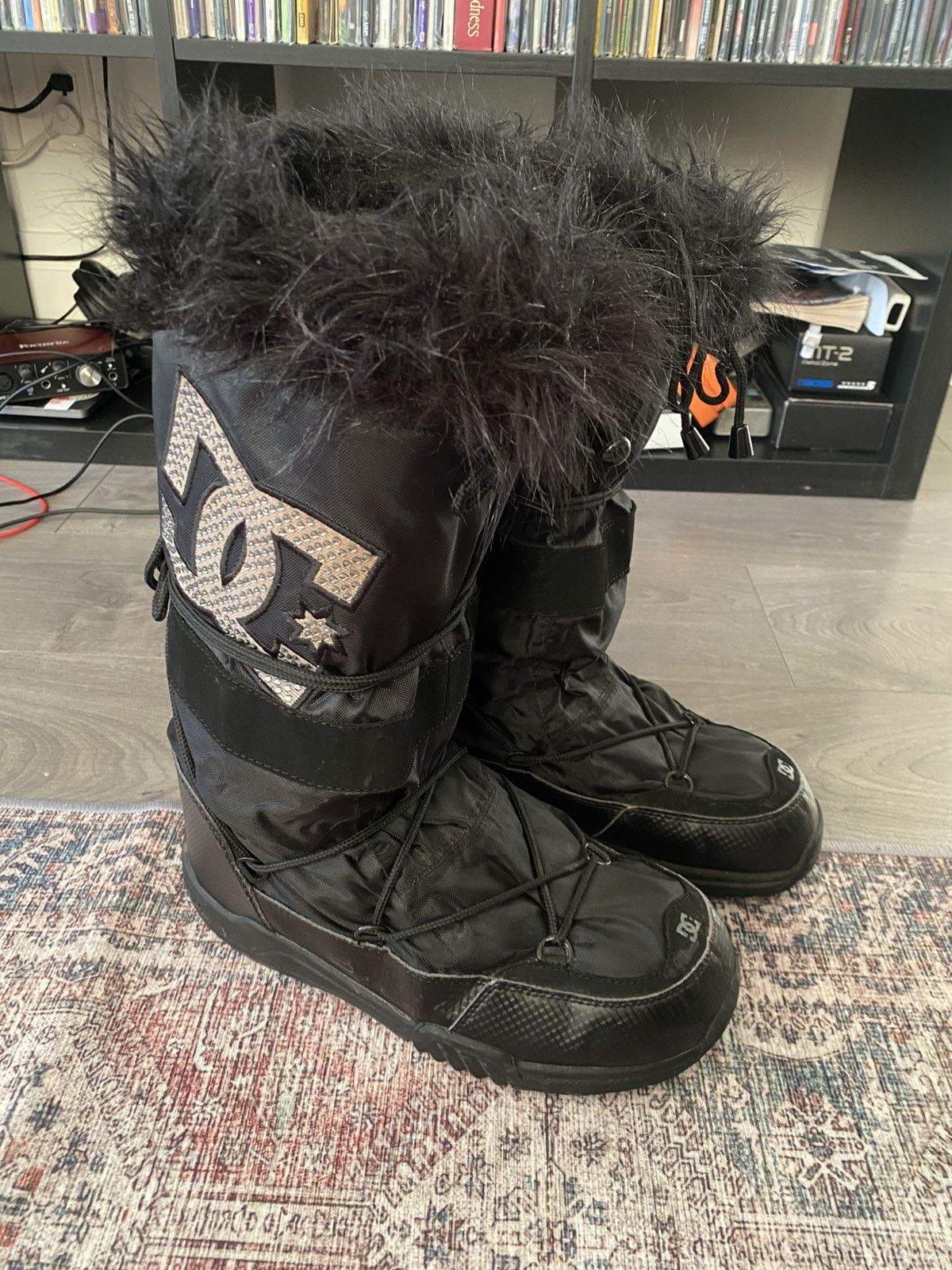 DC RARE DC SHOES CHALET BOOTS DC FUR LINED WINTER BOOTS