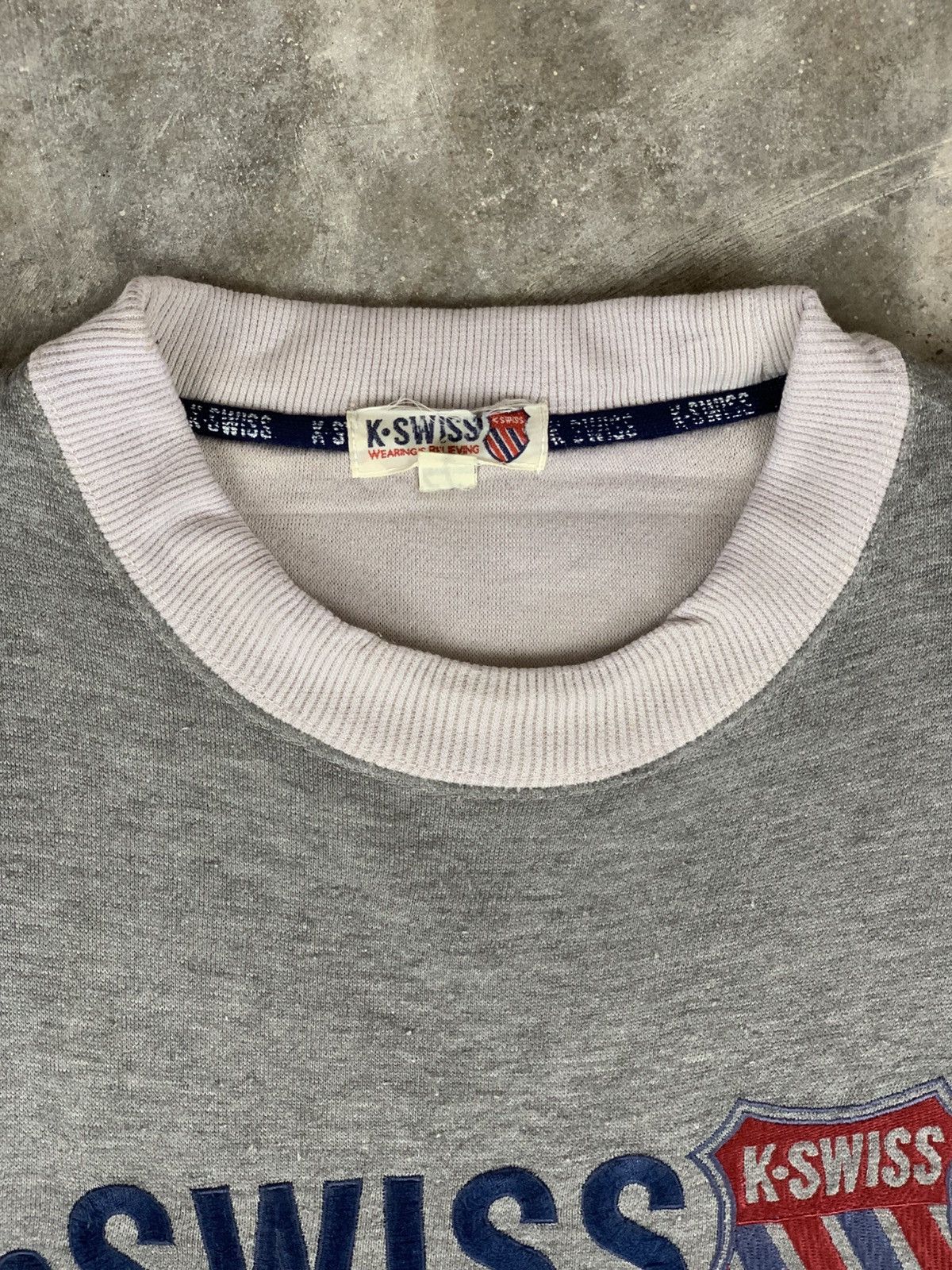 K-Swiss × Vintage K Swiss Sweatshirt Size US M / EU 48-50 / 2 - 3 Thumbnail