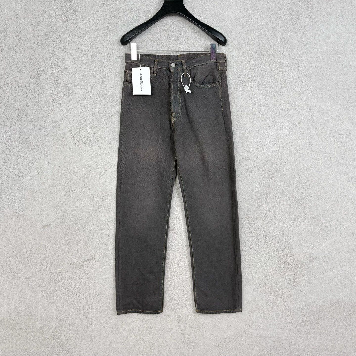 Acne Studios Acne Studios Gray washed-and-worn denim pants| Size US 28 / EU 44 - 1 Thumbnail