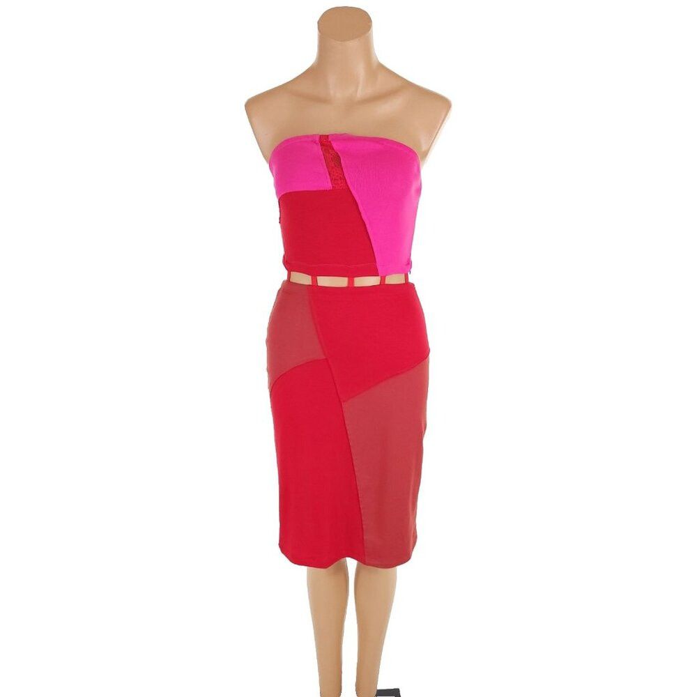 Andersson Bell Andersson Bell Cotton Midi Dress Size S Pink $470 Size S / US 4 / IT 40 - 2 Thumbnail