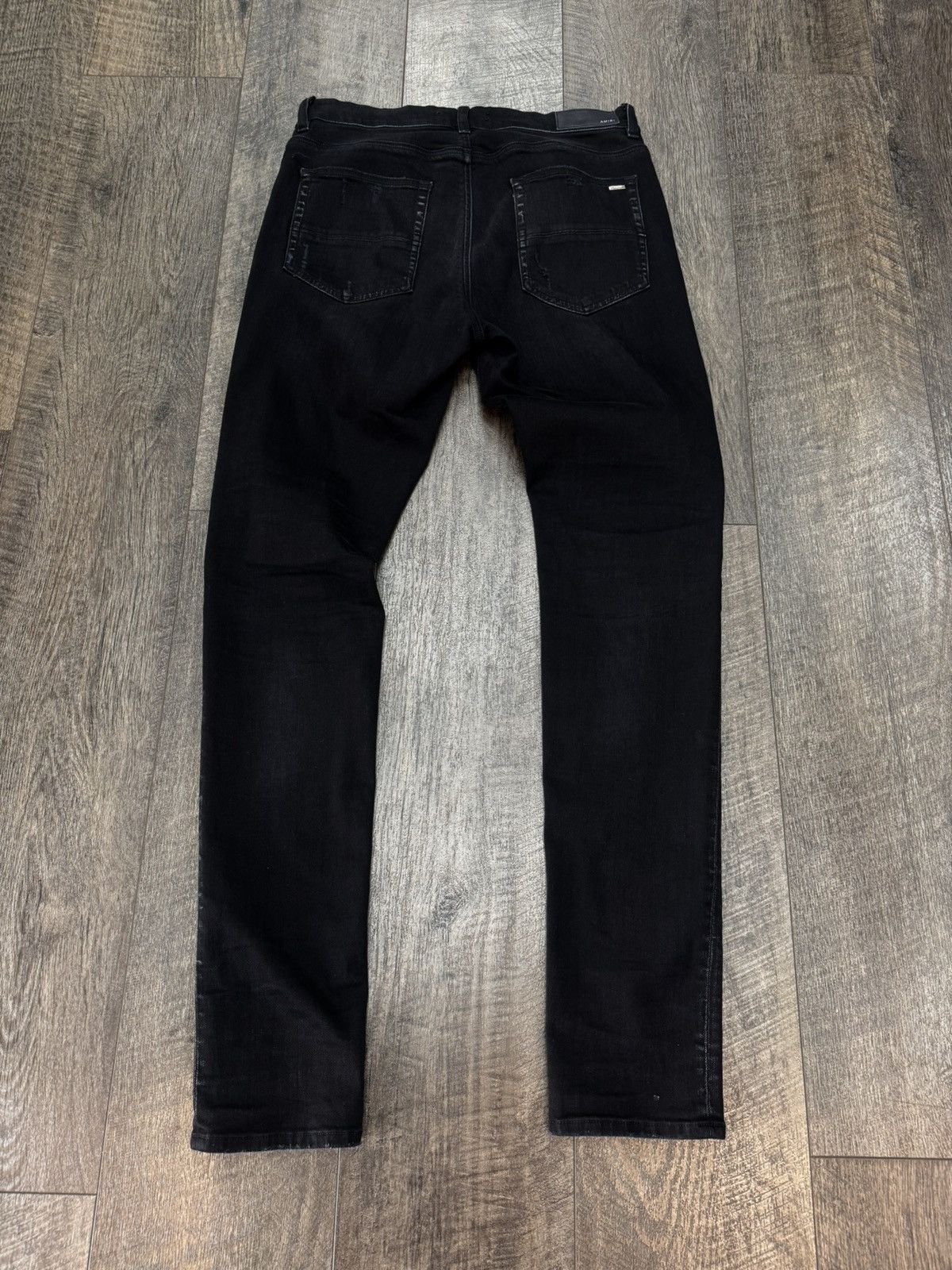 Amiri Black Distressed Jeans Size US 34 / EU 50 - 4 Thumbnail