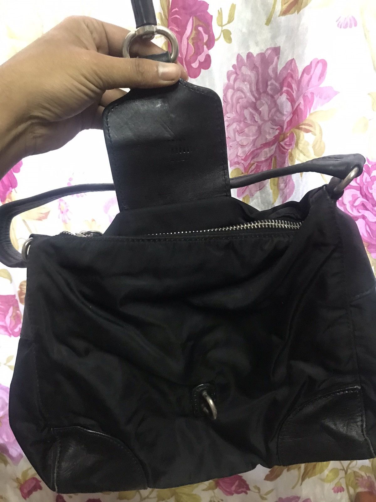 Prada Authentic Black Prada Hobo Bag Size ONE SIZE - 10 Thumbnail
