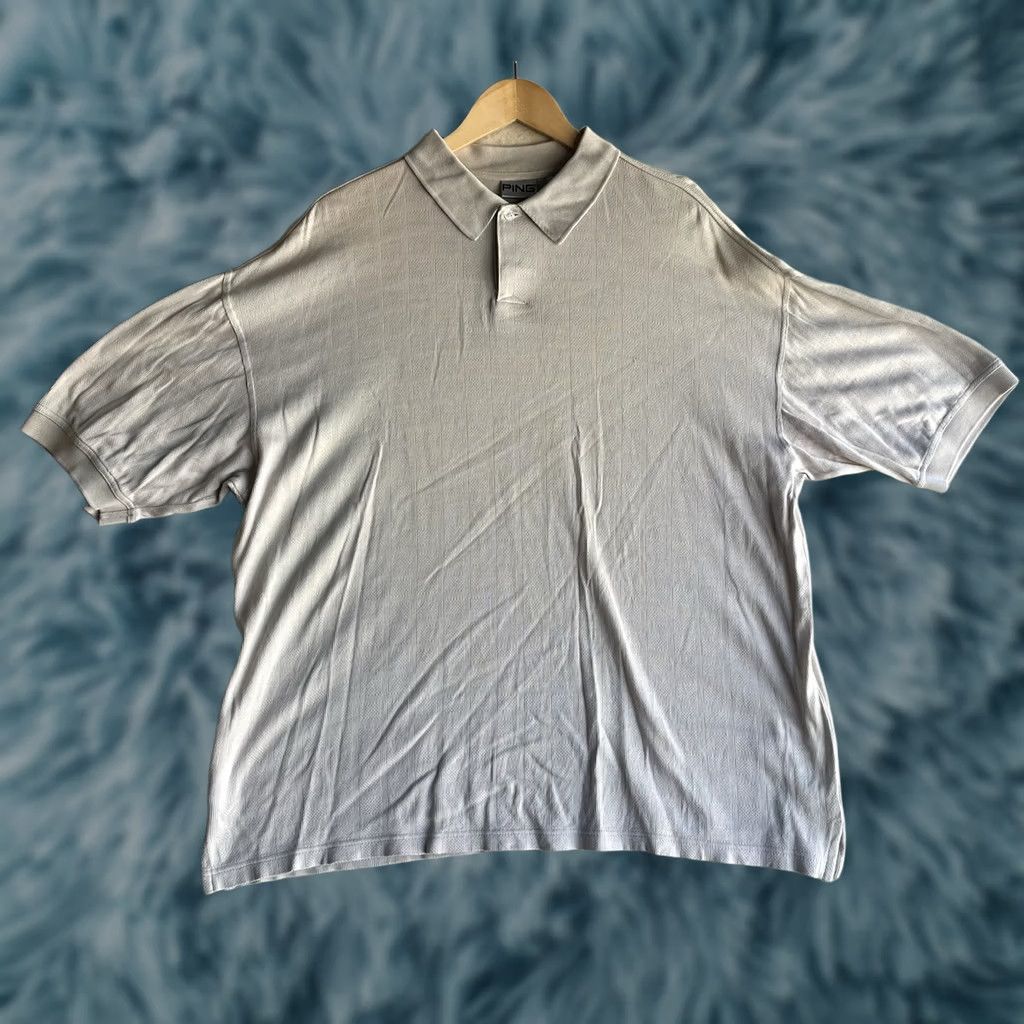 Vintage PING Collection Polo Shirt Mens Large Light Pink Knit 100% Cotton Logo Golf Casual Activewear Short Sleeve Shirt Men Mens Size US L / EU 52-54 / 3 - 1 Thumbnail
