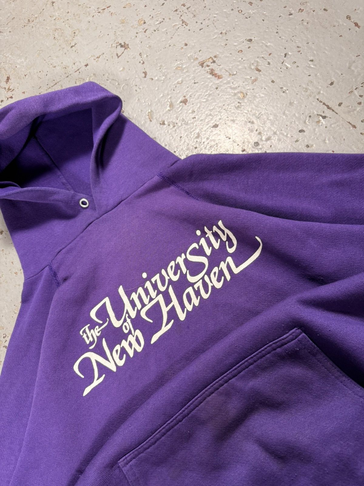 Tultex Vintage Tultex University Of New Haven Hoodie Sweater Size US S / EU 44-46 / 1 - 3 Thumbnail