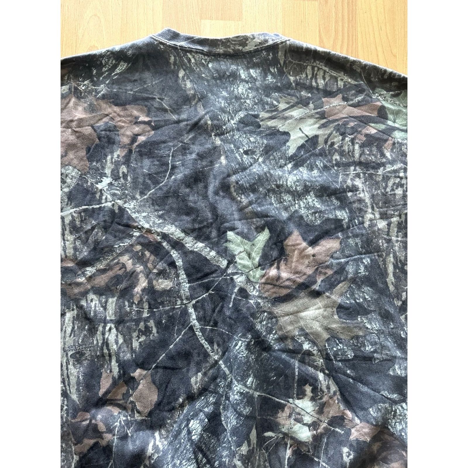 Jerzees VINTAGE Jerzees Outdoors Camo Sweatshirt Mens 2XL Mossy Oak Hunting 90s Camouflage Graphic Print Pullover Sweatshirt Mens Jeans? Size US XXL / EU 58 / 5 - 8 Thumbnail