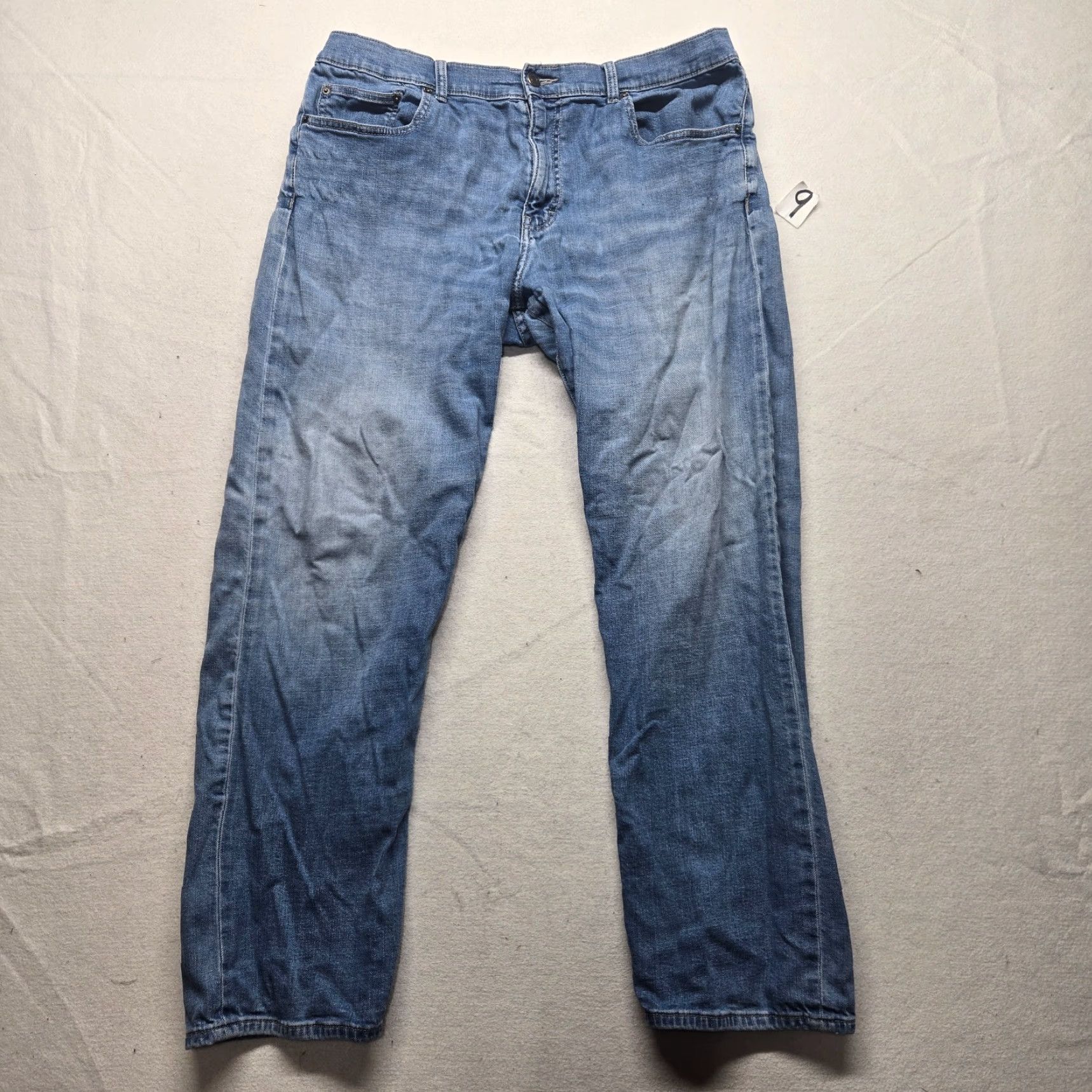 Chaps Chaps Jeans Light Wash Denim Straight Fit Blue Adult Men's Size 38 x 32 Size US 38 / EU 54 - 2 Thumbnail
