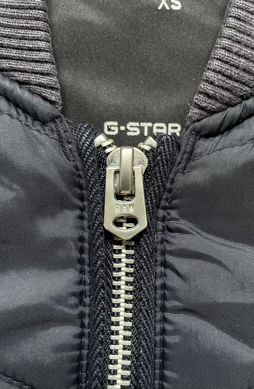 G-Star G Star Raw Denim Meefic Bomber Overshirt L/S XS Navy Jacket Size US XS / EU 42 / 0 - 5 Thumbnail