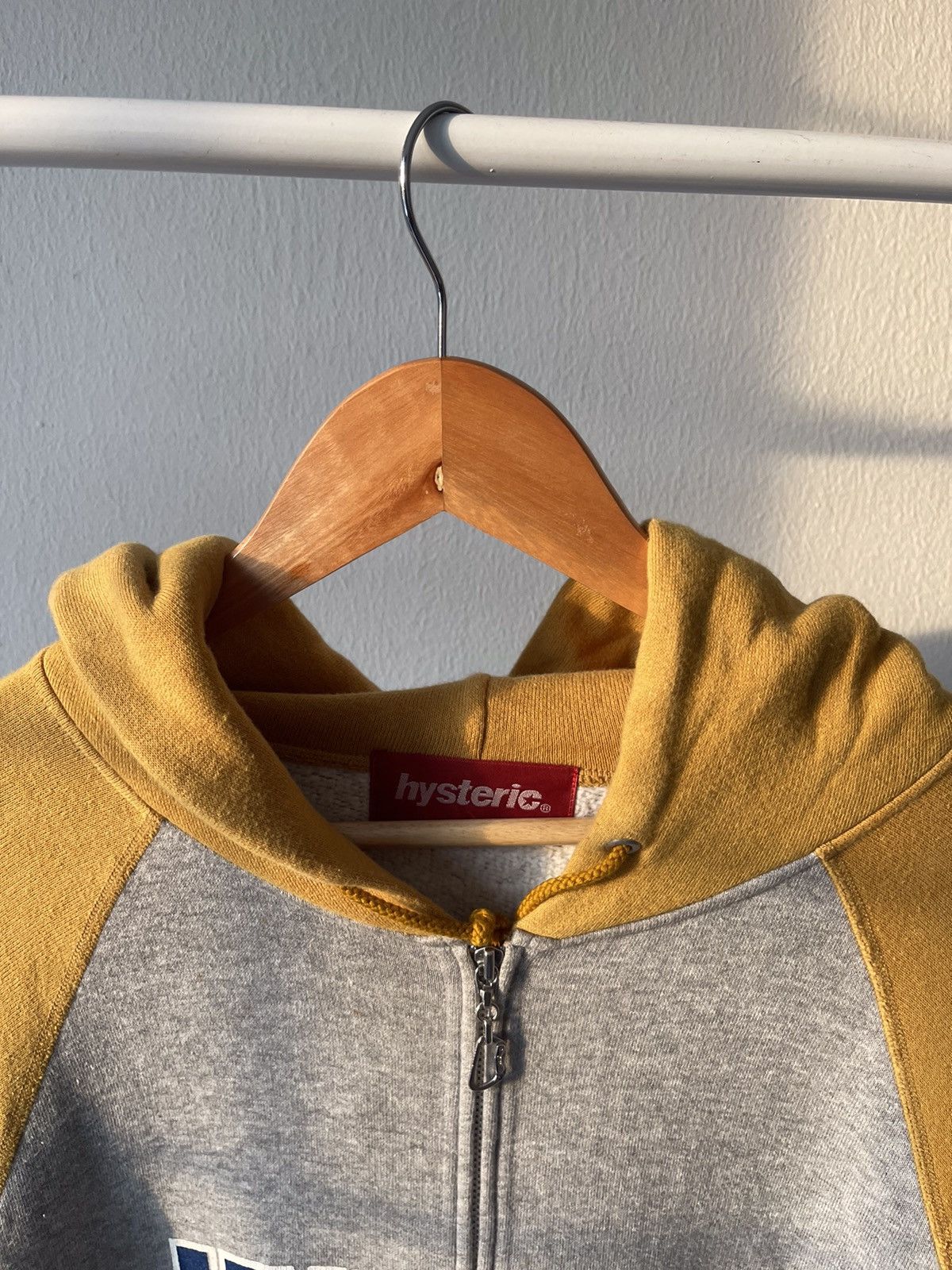 90s Hysteric Glamour Spellout Zip Hoodie
