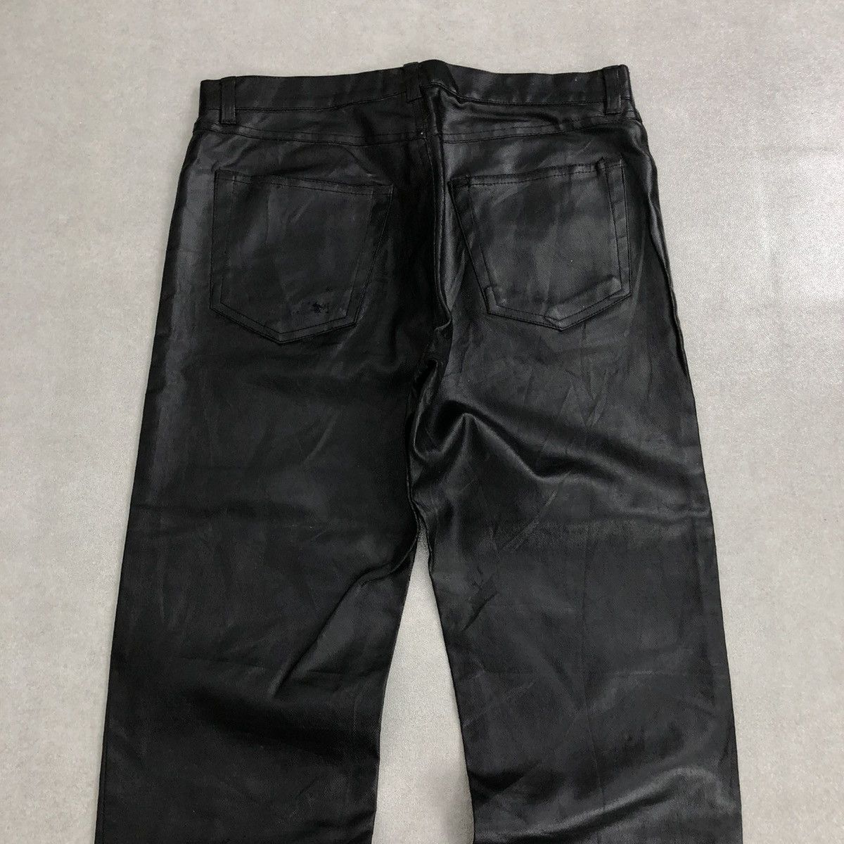 If Six Was Nine 🇯🇵 2000s Nationality + Name Grosbec Waxed Coated Jeans Pants Size US 30 / EU 46 - 14 Thumbnail