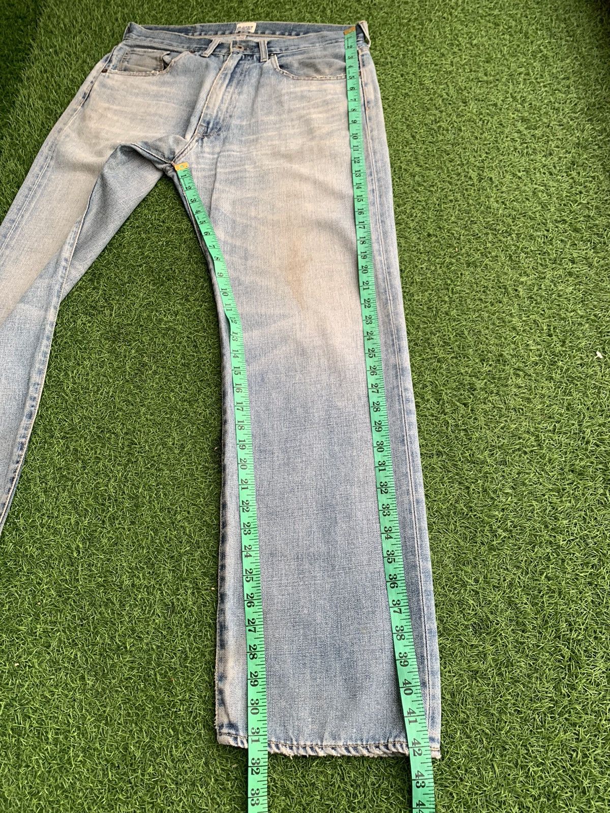 Bape Vintage Bathing Ape Embroidery Back Pocket Jeans Size US 33 - 21 Thumbnail