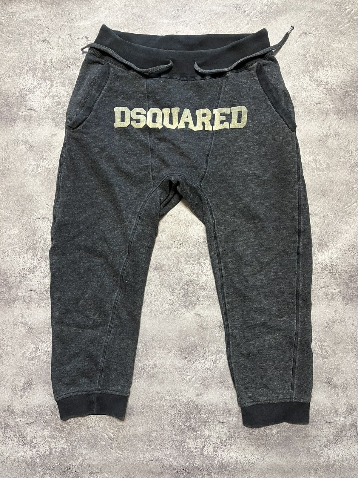Dsquared2 Dsquared2 Archival Drop Crotch Joggers – Heavy Branding Size US 28 / EU 44 - 1 Thumbnail