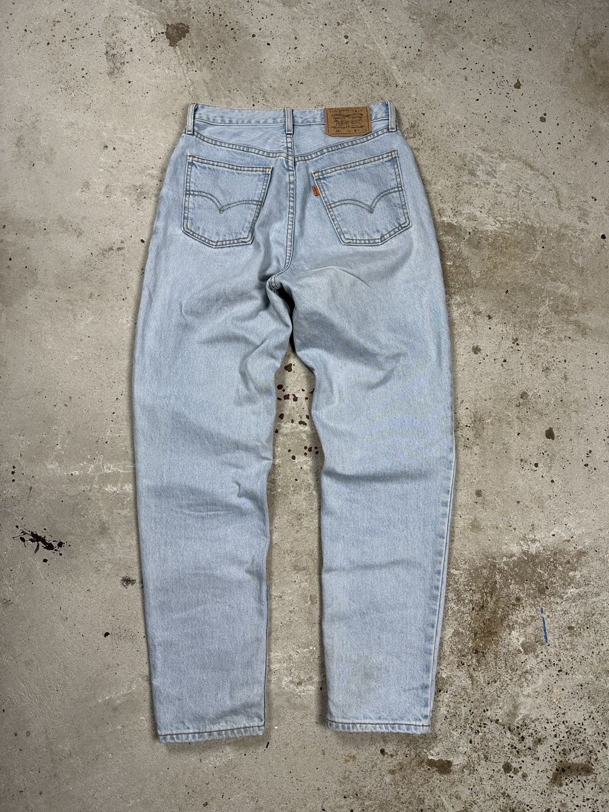 Levi's Vintage 1997 Levi’s 881 02 Baby Blue Orange Tab Denim Pants Size US 29 - 1 Thumbnail