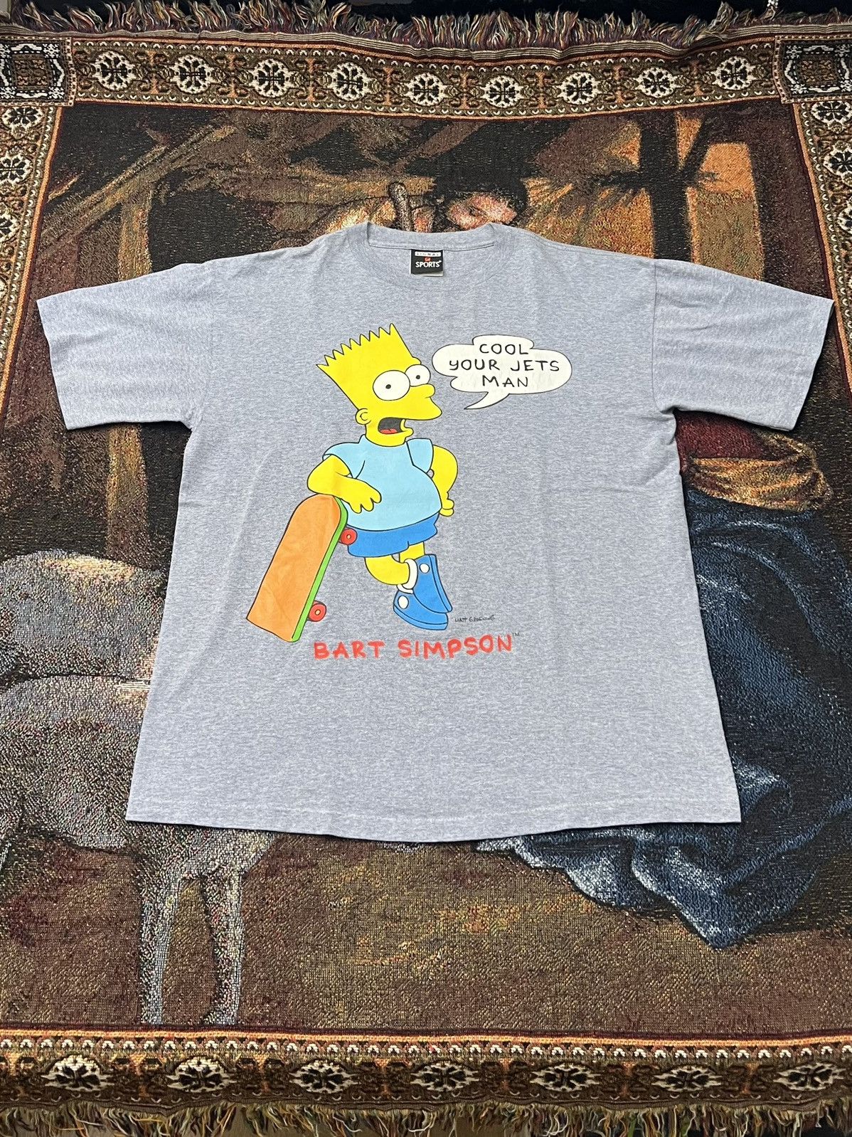 The Simpsons Bart Simpson Cool Your Jets Tee Size US L / EU 52-54 / 3 - 2 Thumbnail