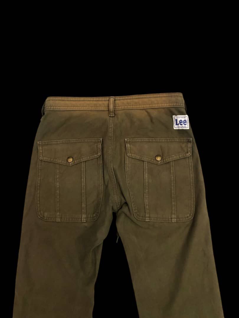 Lee × Vintage Vintage Lee Sun Faded Green Denim Pants Size US 28 / EU 44 - 5 Thumbnail