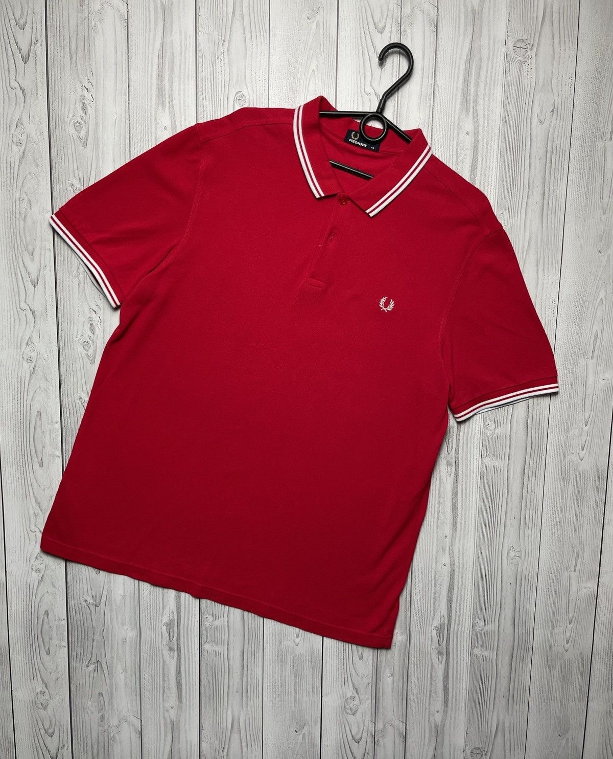 Fred Perry Vintage Fred Perry polo red size XXL logo Size US XXL / EU 58 / 5 - 1 Thumbnail